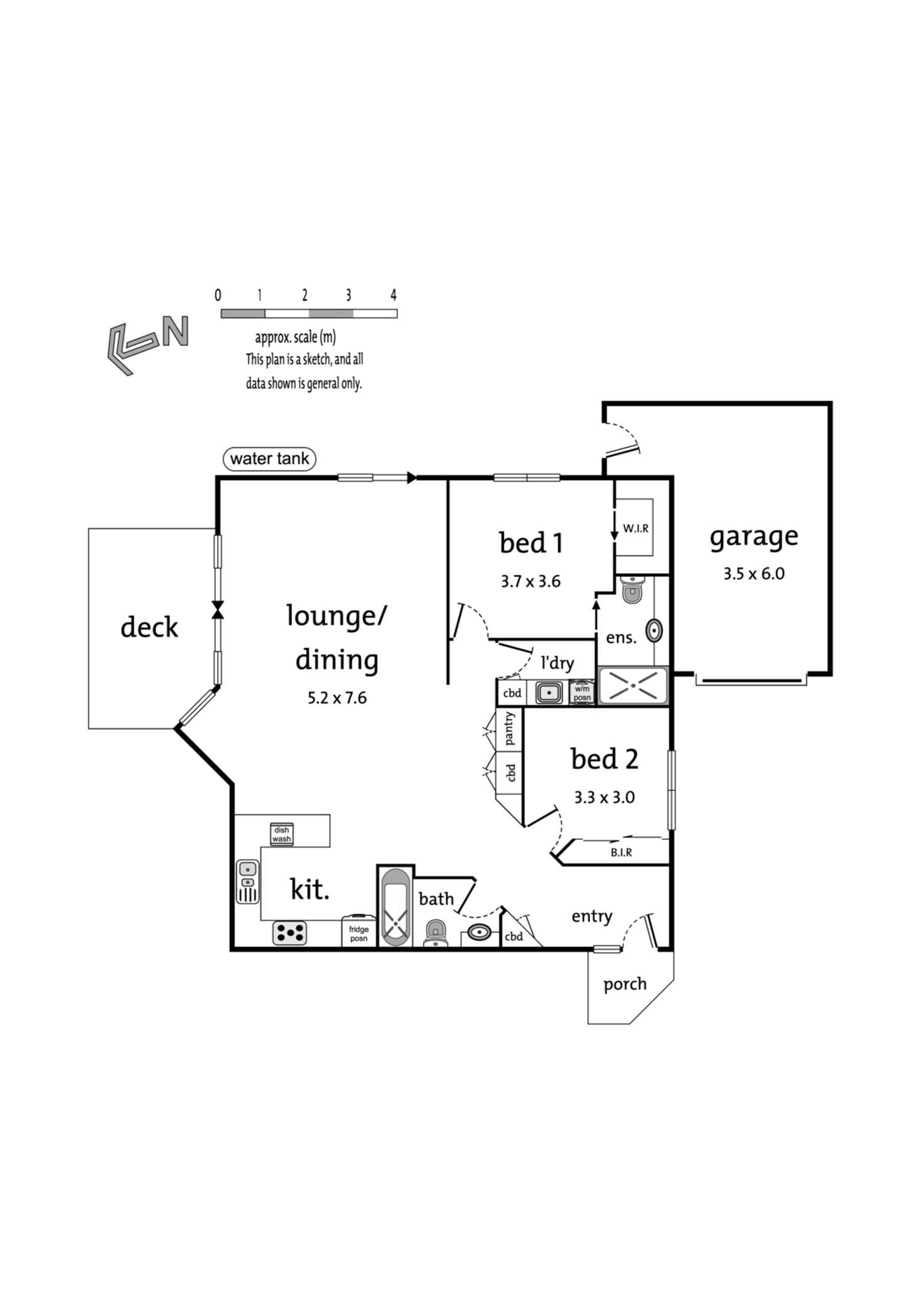 Floorplan of Homely unit listing, 3/299 Springvale Road, Forest Hill VIC 3131