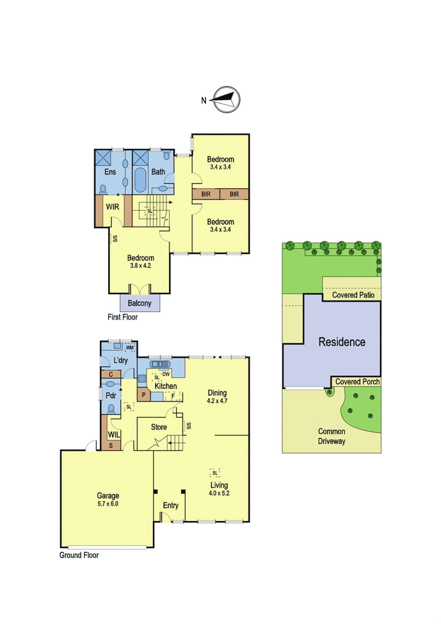 Floorplan of Homely townhouse listing, 5/31 Old Aqueduct Road, Diamond Creek VIC 3089