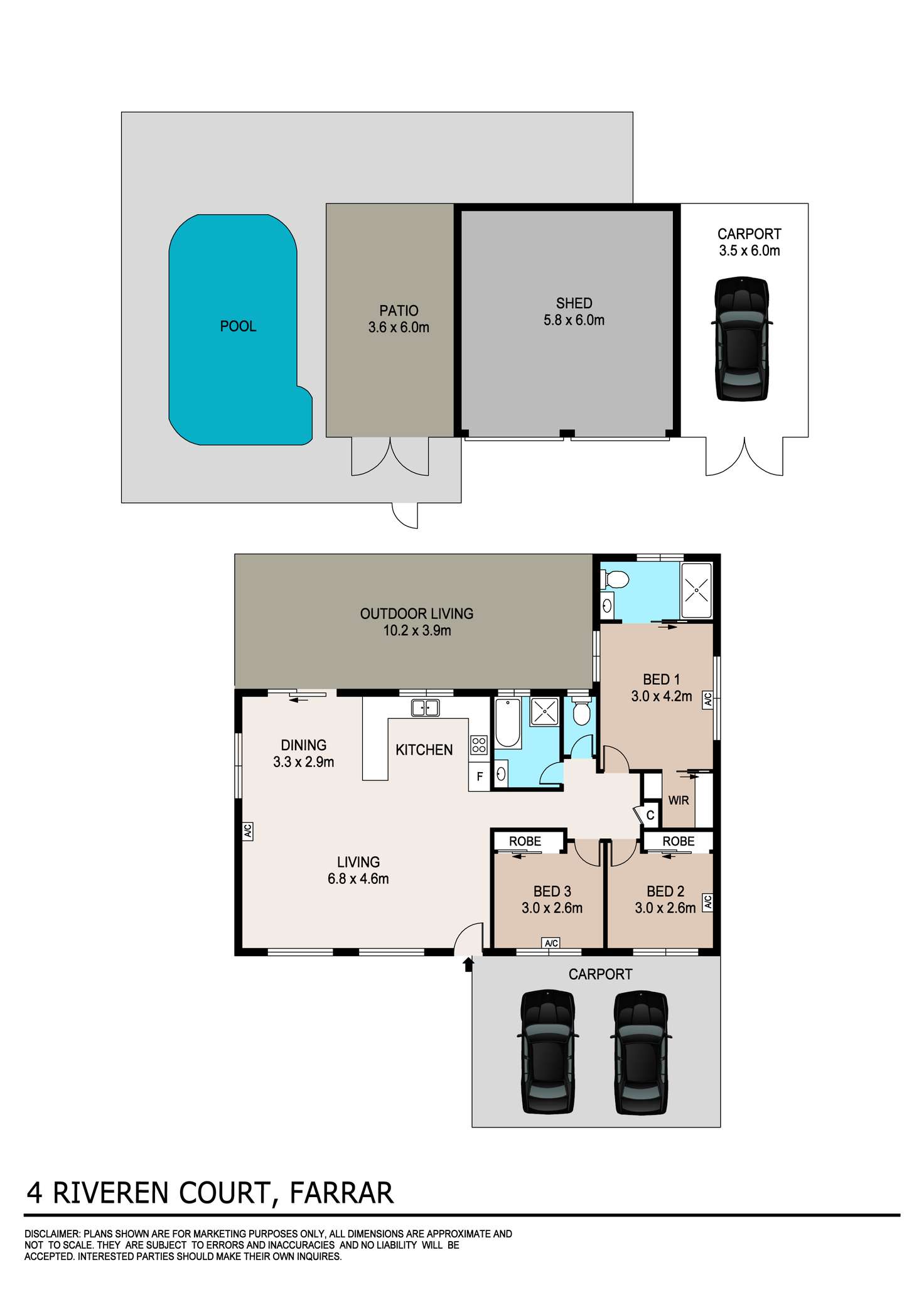 Floorplan of Homely house listing, 4 Riveren Court, Farrar NT 830