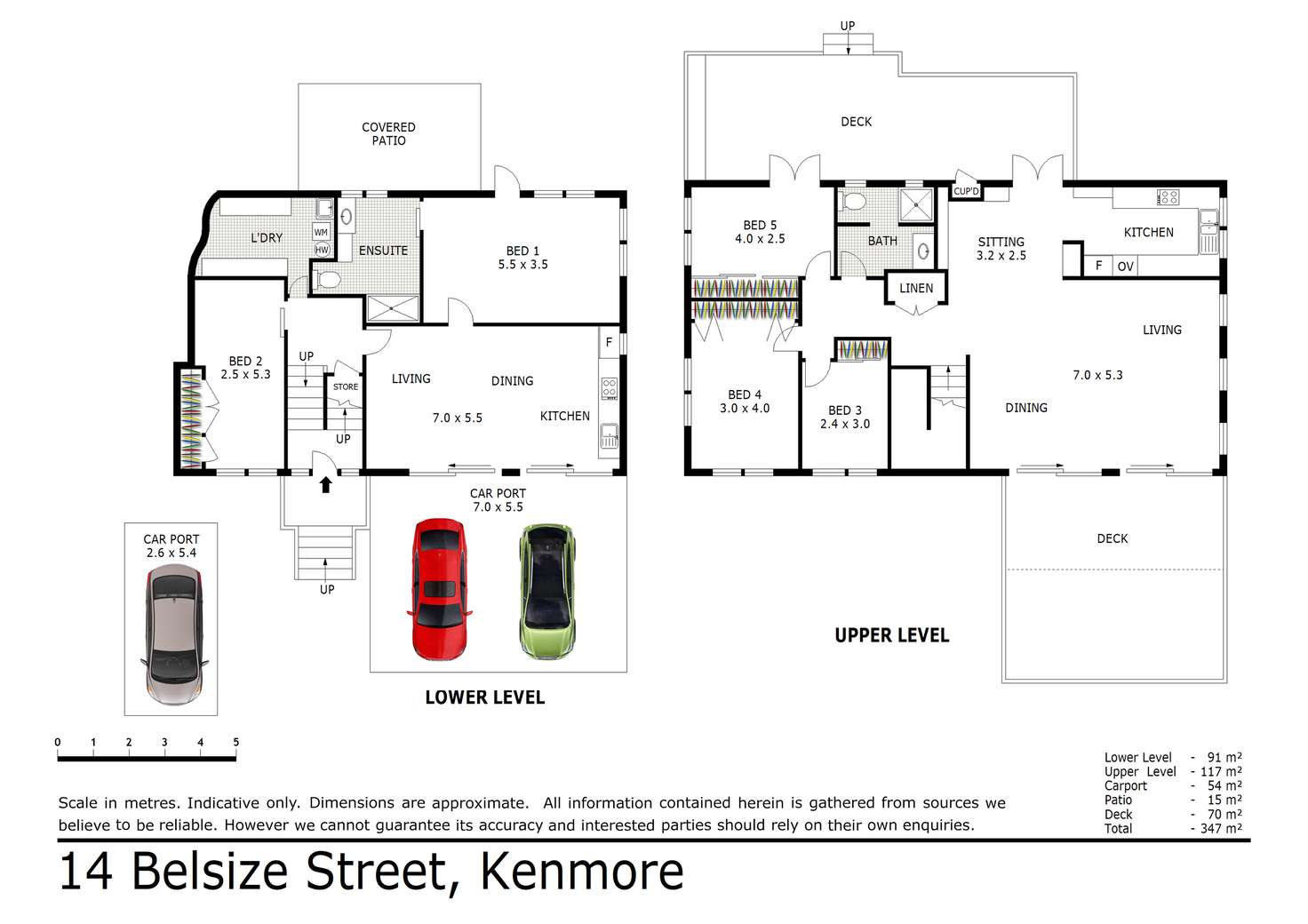 Floorplan of Homely house listing, 14 Belsize Street, Kenmore QLD 4069