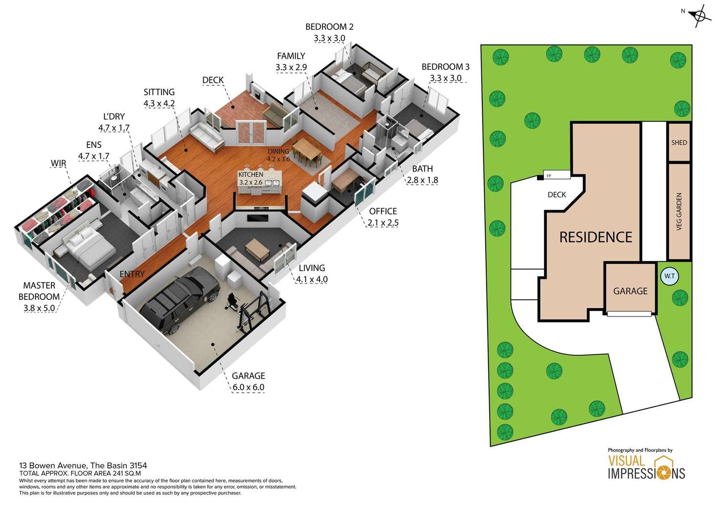 Floorplan of Homely house listing, 13 Bowen Avenue, The Basin VIC 3154