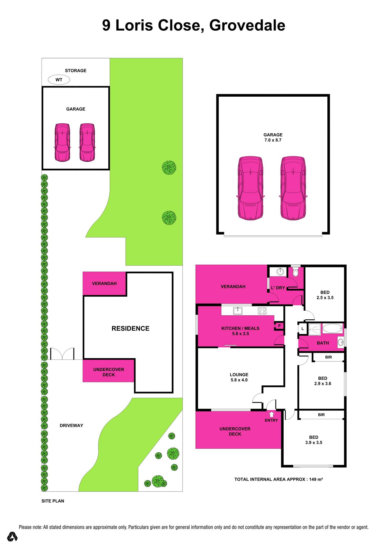 Floorplan of Homely house listing, 9 Loris Close, Grovedale VIC 3216