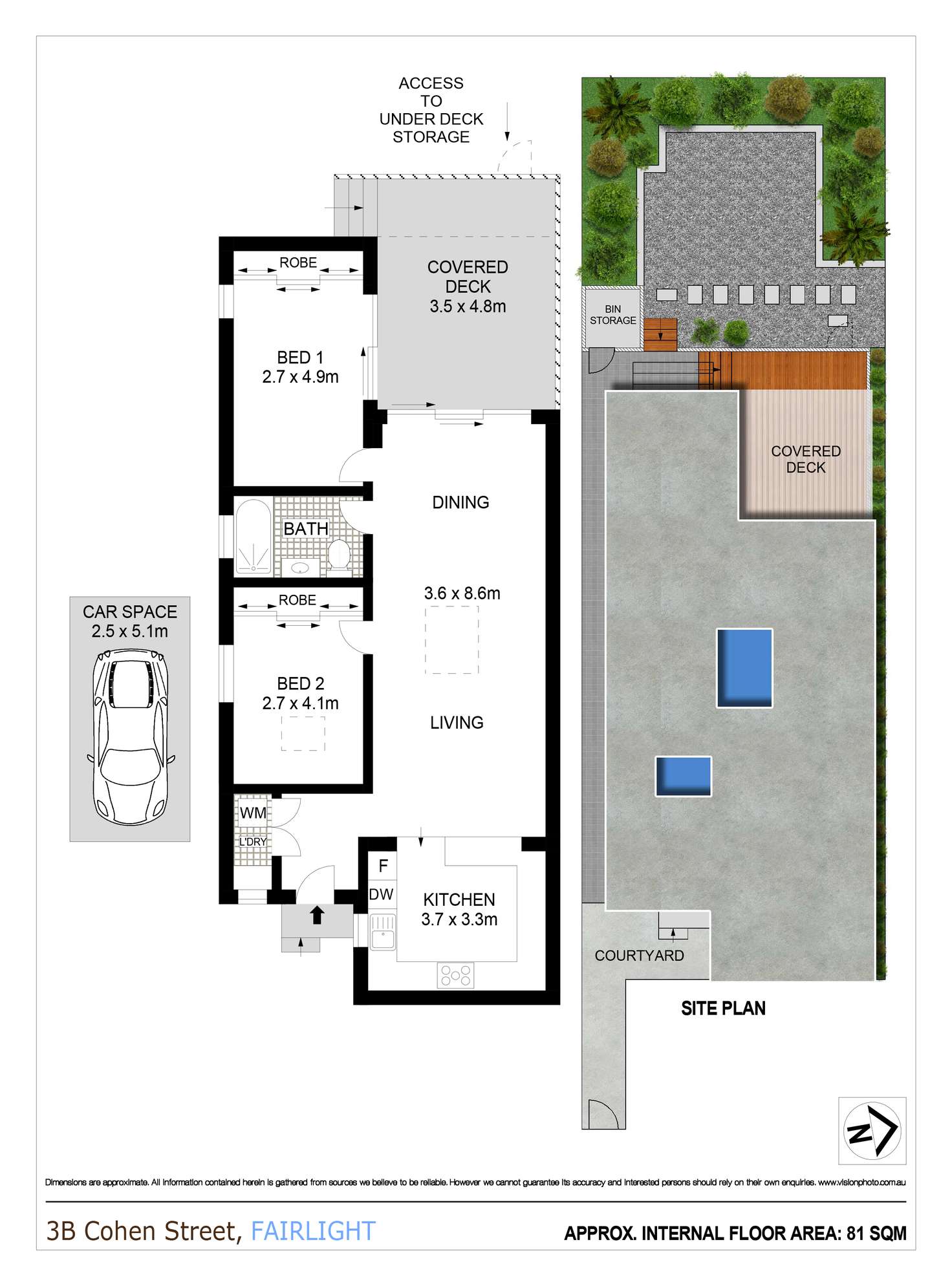 Floorplan of Homely house listing, 3B Cohen Street, Fairlight NSW 2094