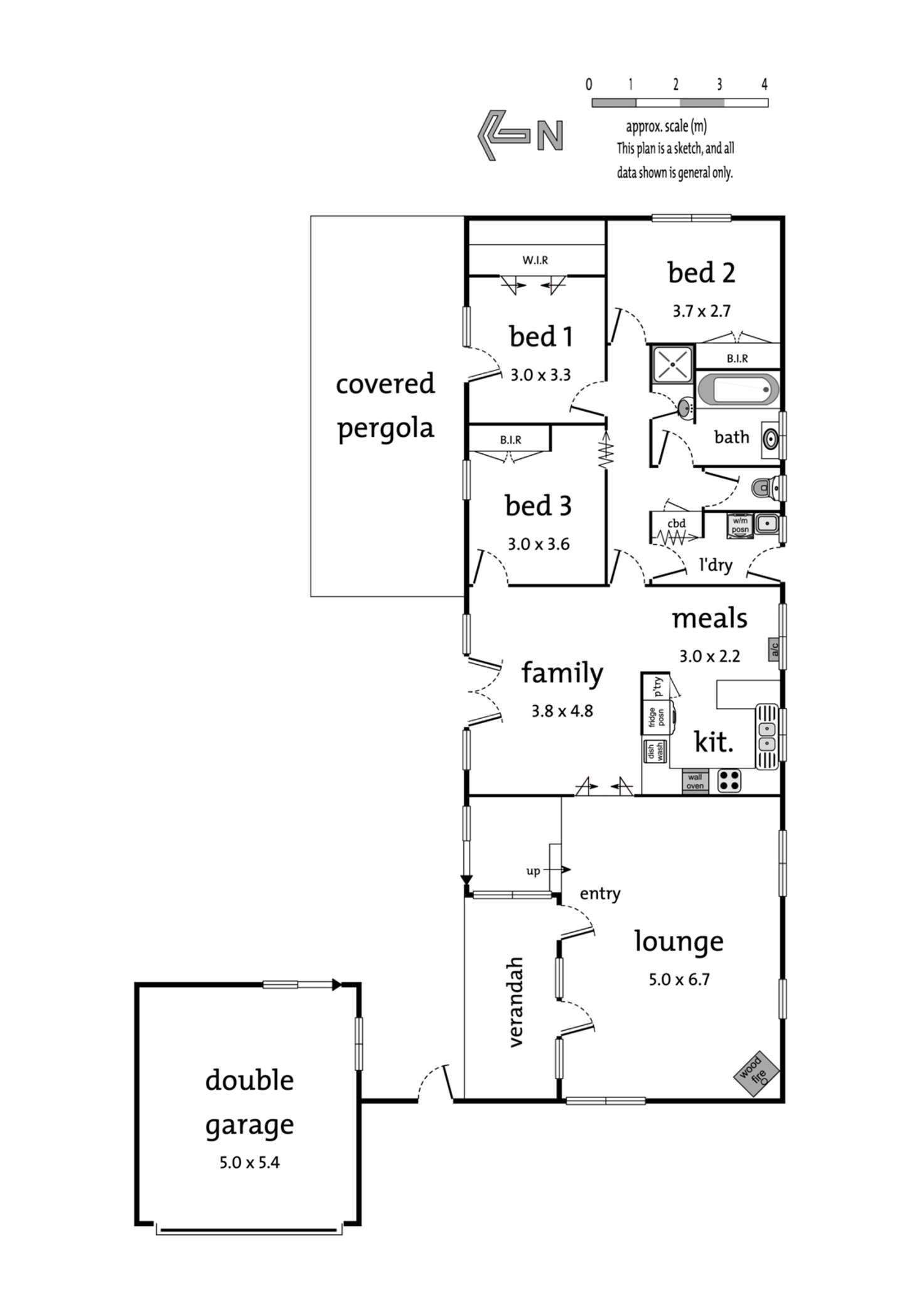 Floorplan of Homely house listing, 6 Hardy Crescent, Heathmont VIC 3135