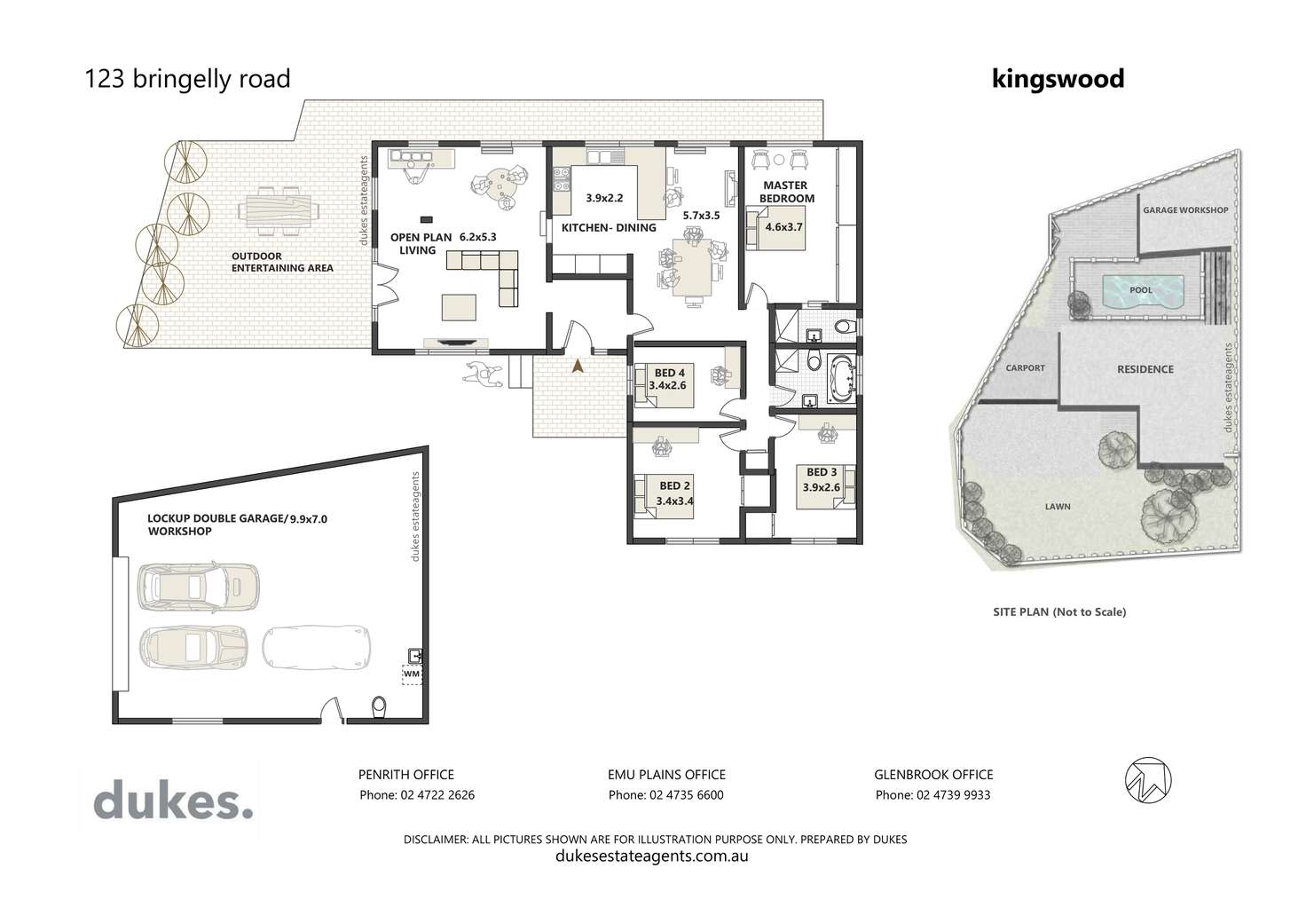 Floorplan of Homely house listing, 123 Bringelly Road, Kingswood NSW 2747