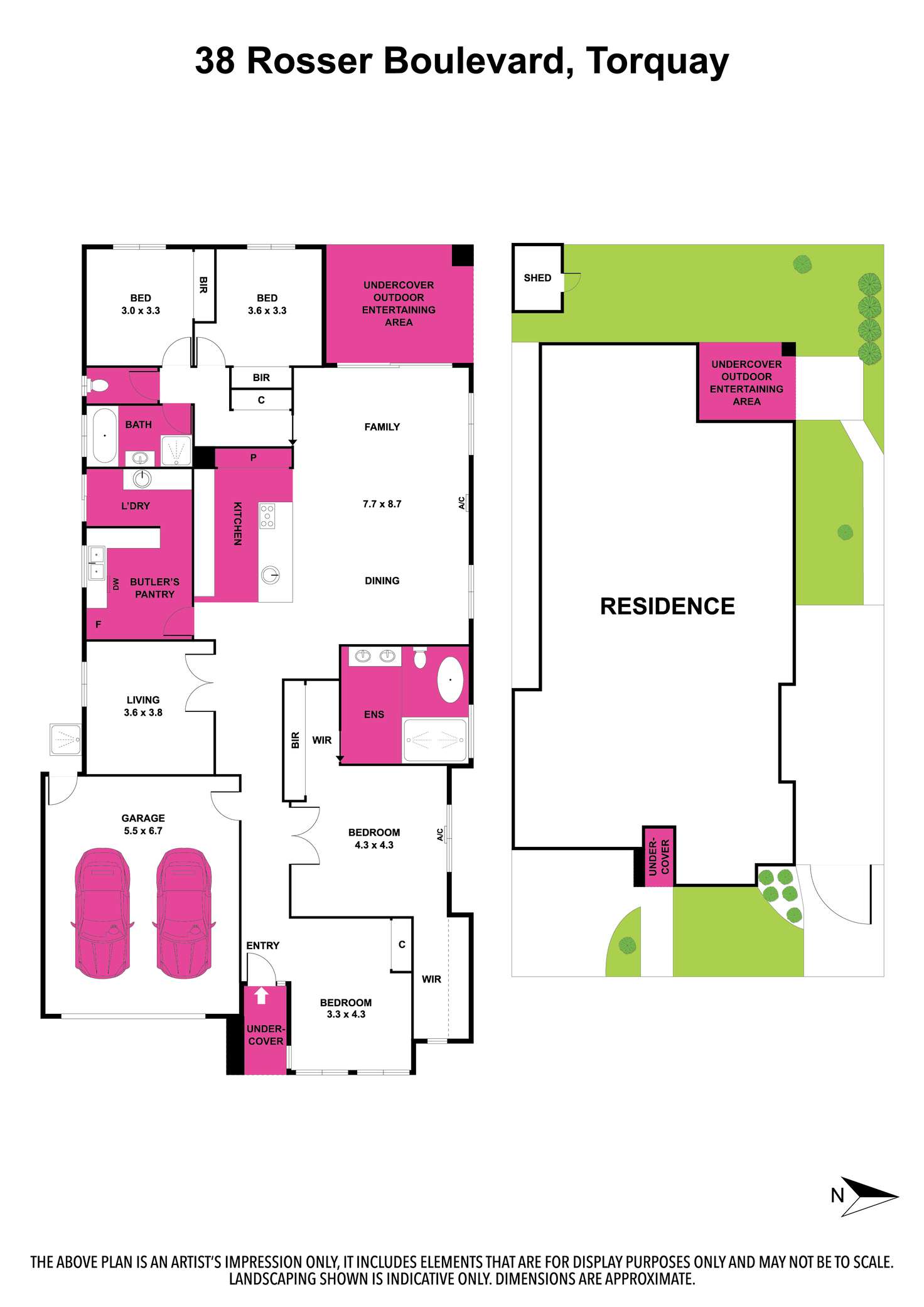 Floorplan of Homely house listing, 38 Rosser Boulevard, Torquay VIC 3228