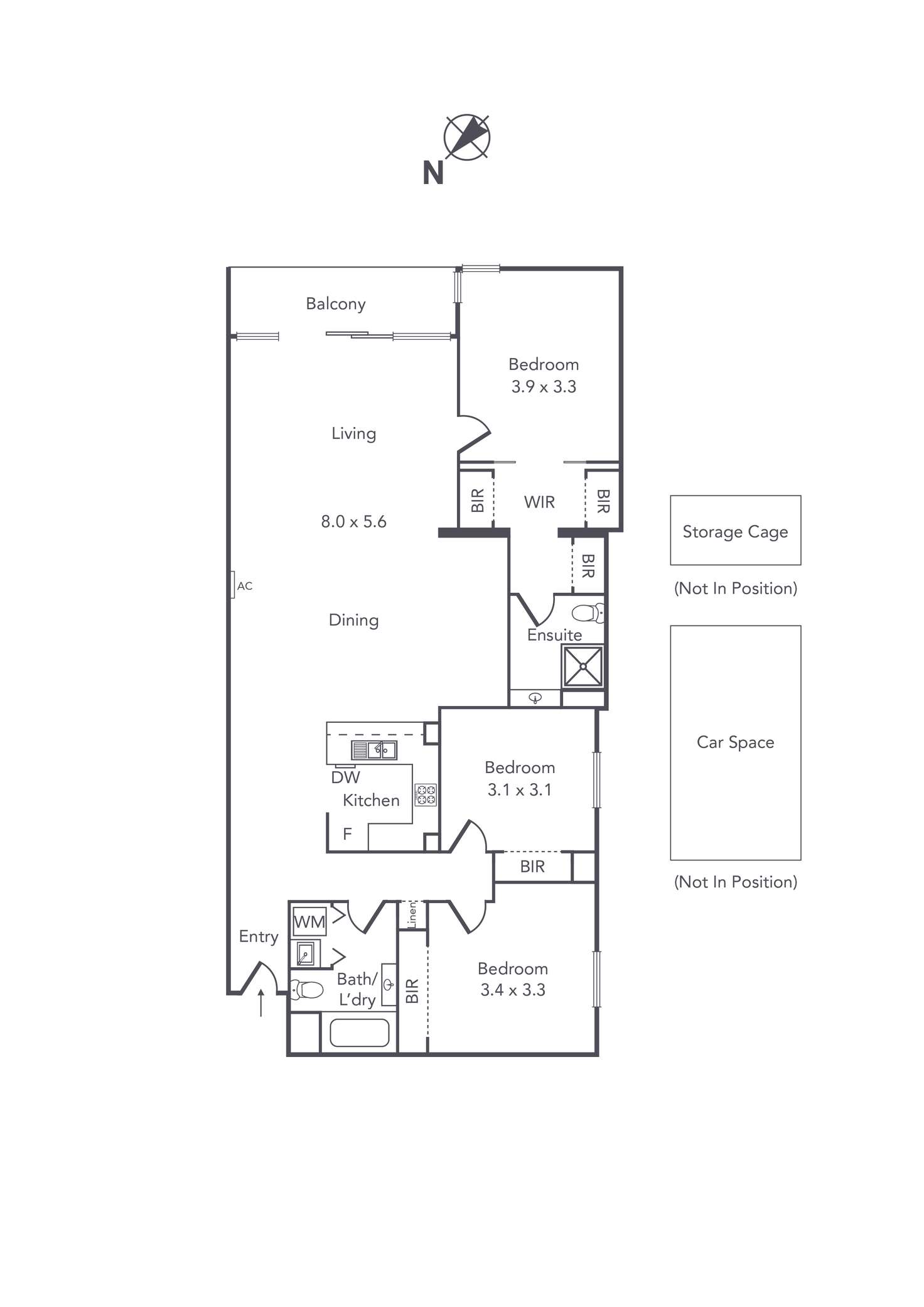 Floorplan of Homely apartment listing, 7/148 Wells Street, South Melbourne VIC 3205