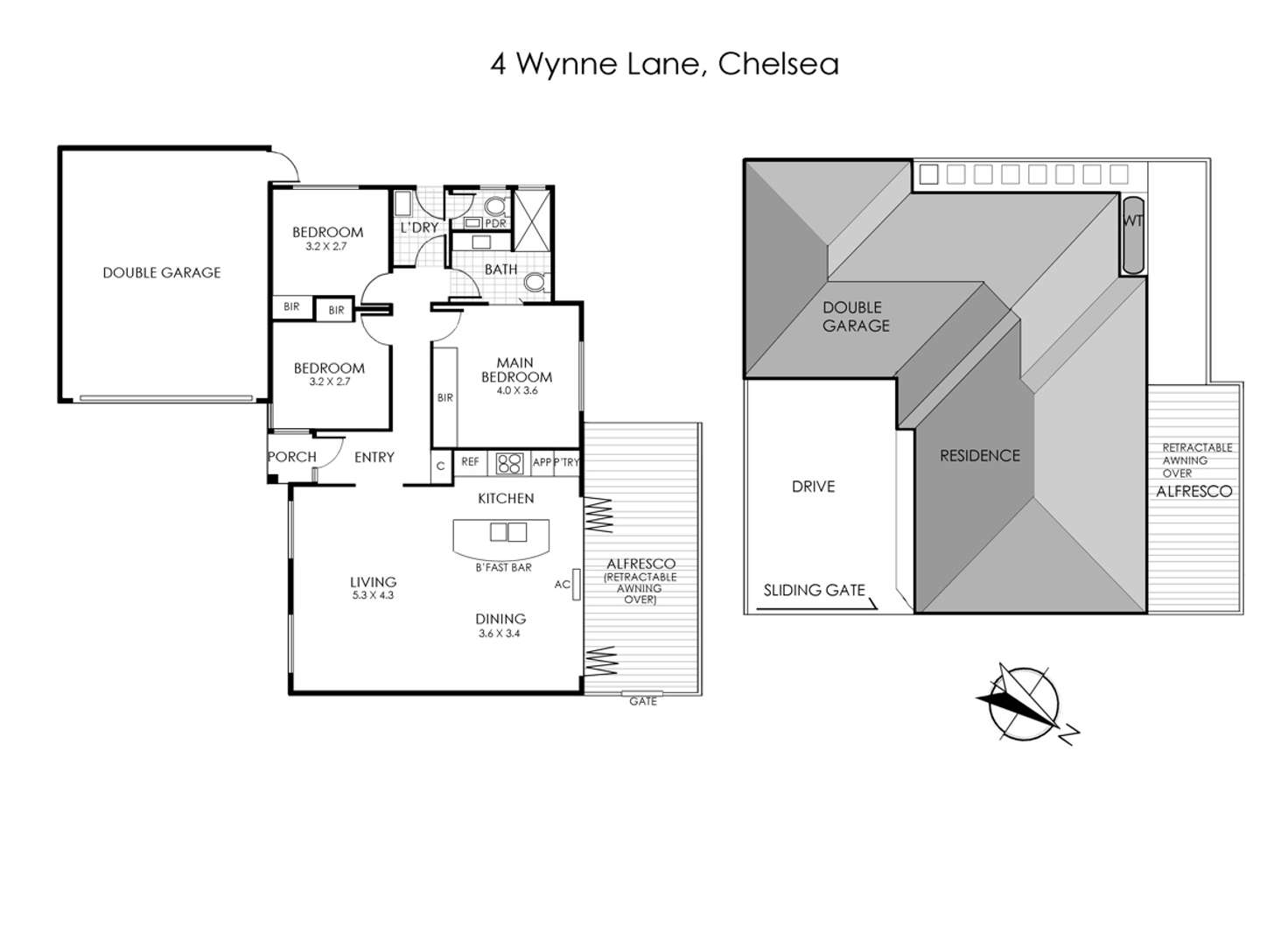 Floorplan of Homely townhouse listing, 4 Wynne Lane, Chelsea VIC 3196