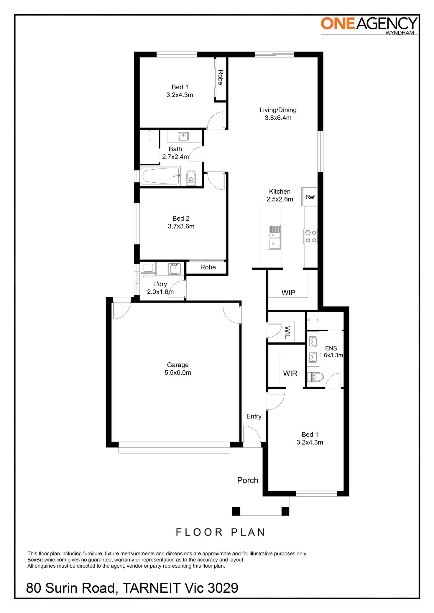 Floorplan of Homely house listing, 80 Surin Road, Tarneit VIC 3029