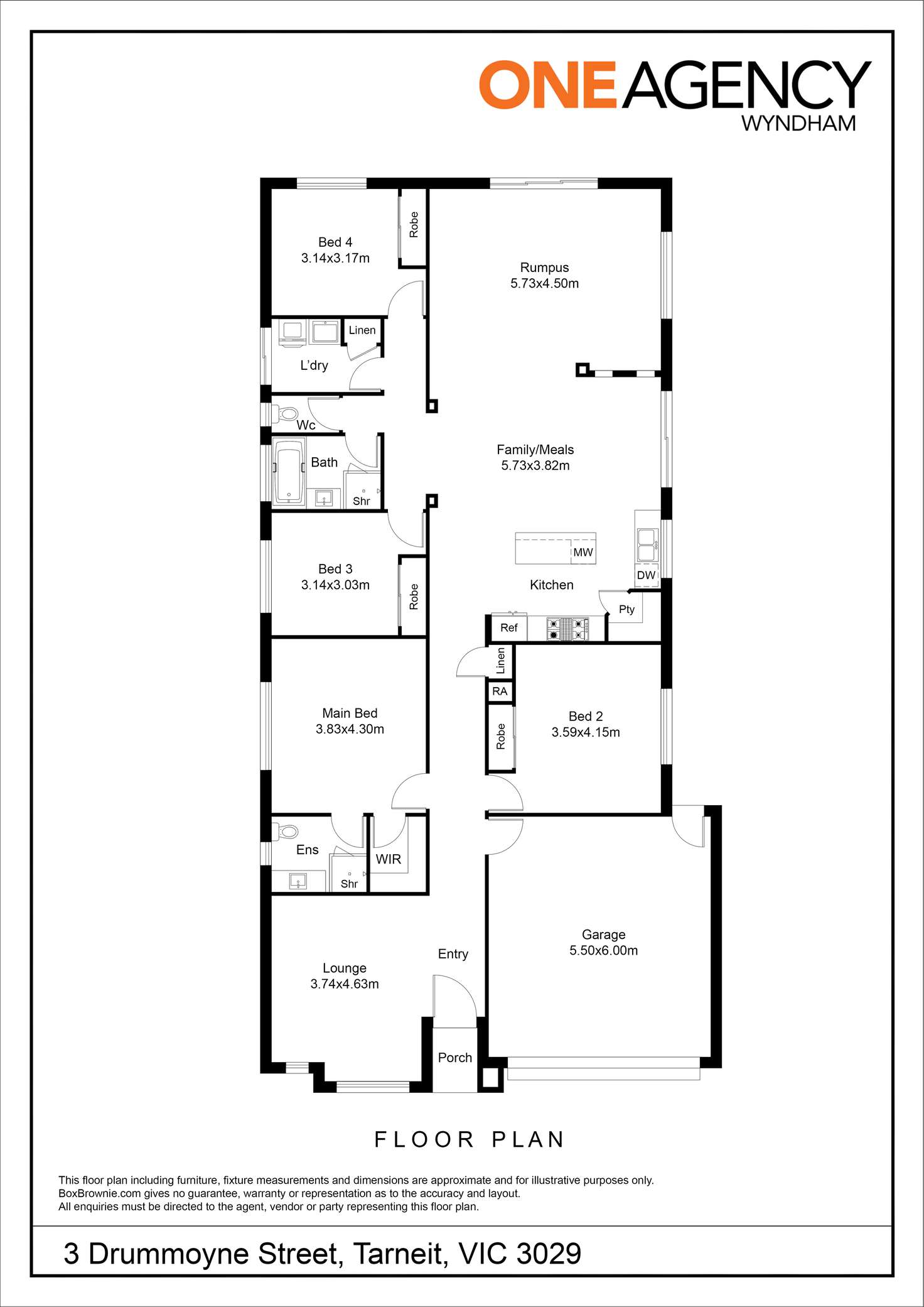 Floorplan of Homely house listing, 3 Drummoyne Street, Tarneit VIC 3029