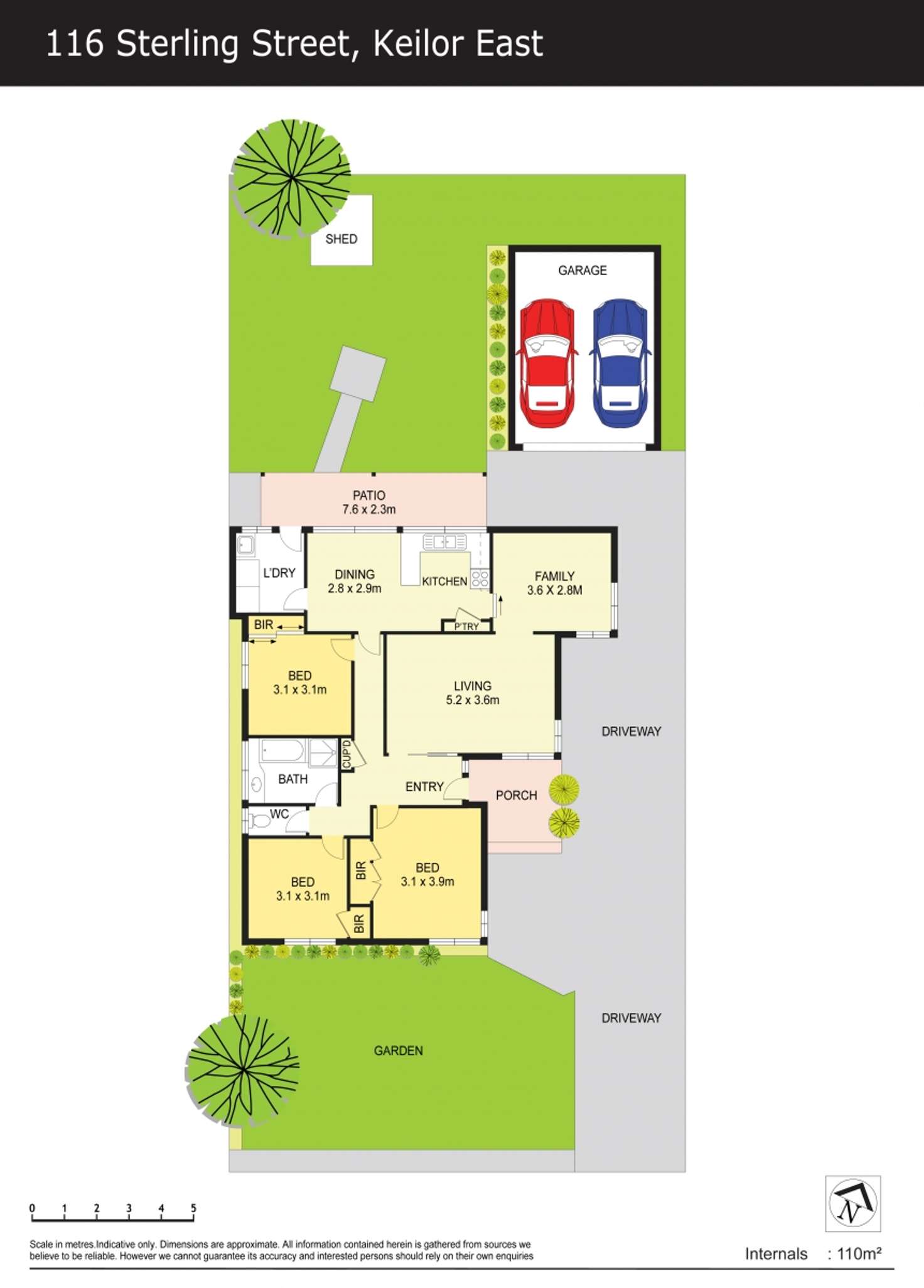 Floorplan of Homely house listing, 116 Sterling Drive, Keilor East VIC 3033