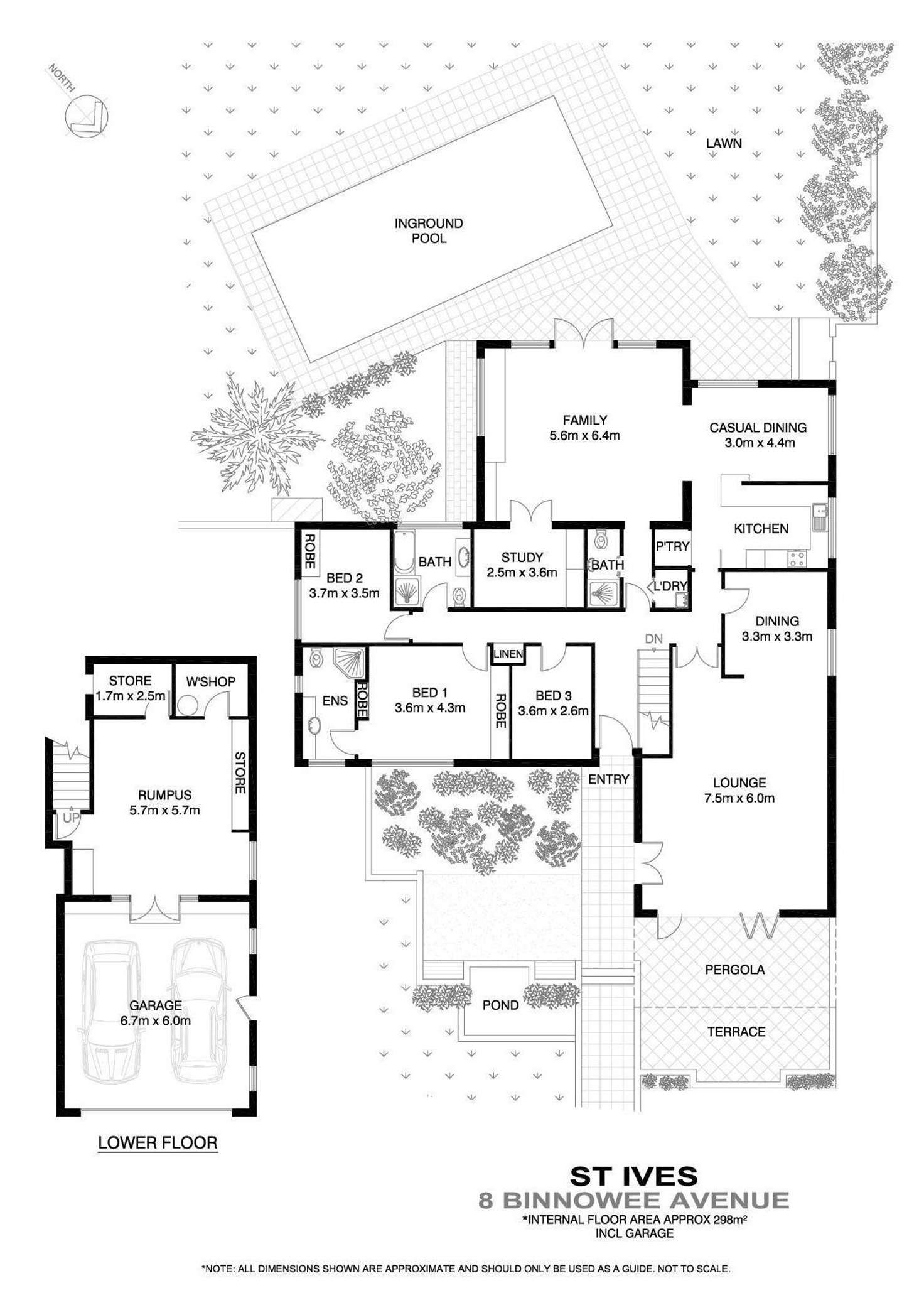 Floorplan of Homely house listing, 8 Binnowee Avenue, St Ives NSW 2075