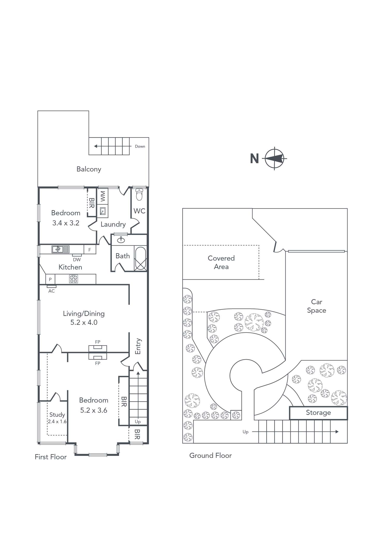 Floorplan of Homely apartment listing, 3/394 Barkly Street, Elwood VIC 3184