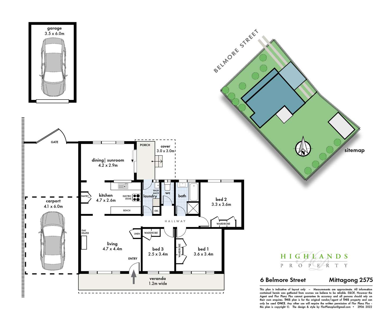 Floorplan of Homely house listing, 6 Belmore Street, Mittagong NSW 2575