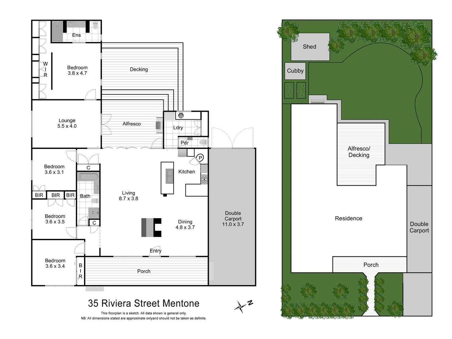 Floorplan of Homely house listing, 35 Riviera Street, Mentone VIC 3194