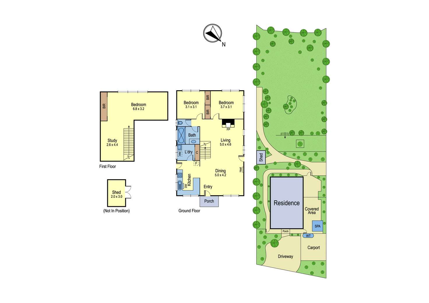 Floorplan of Homely house listing, 43 Antoinette Boulevard, Eltham VIC 3095