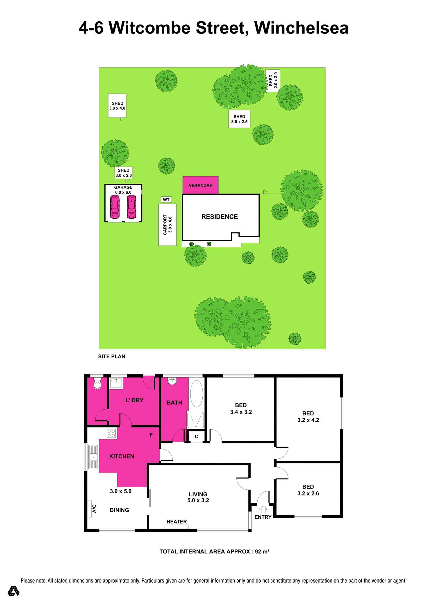 Floorplan of Homely house listing, 4-6 Witcombe Street, Winchelsea VIC 3241