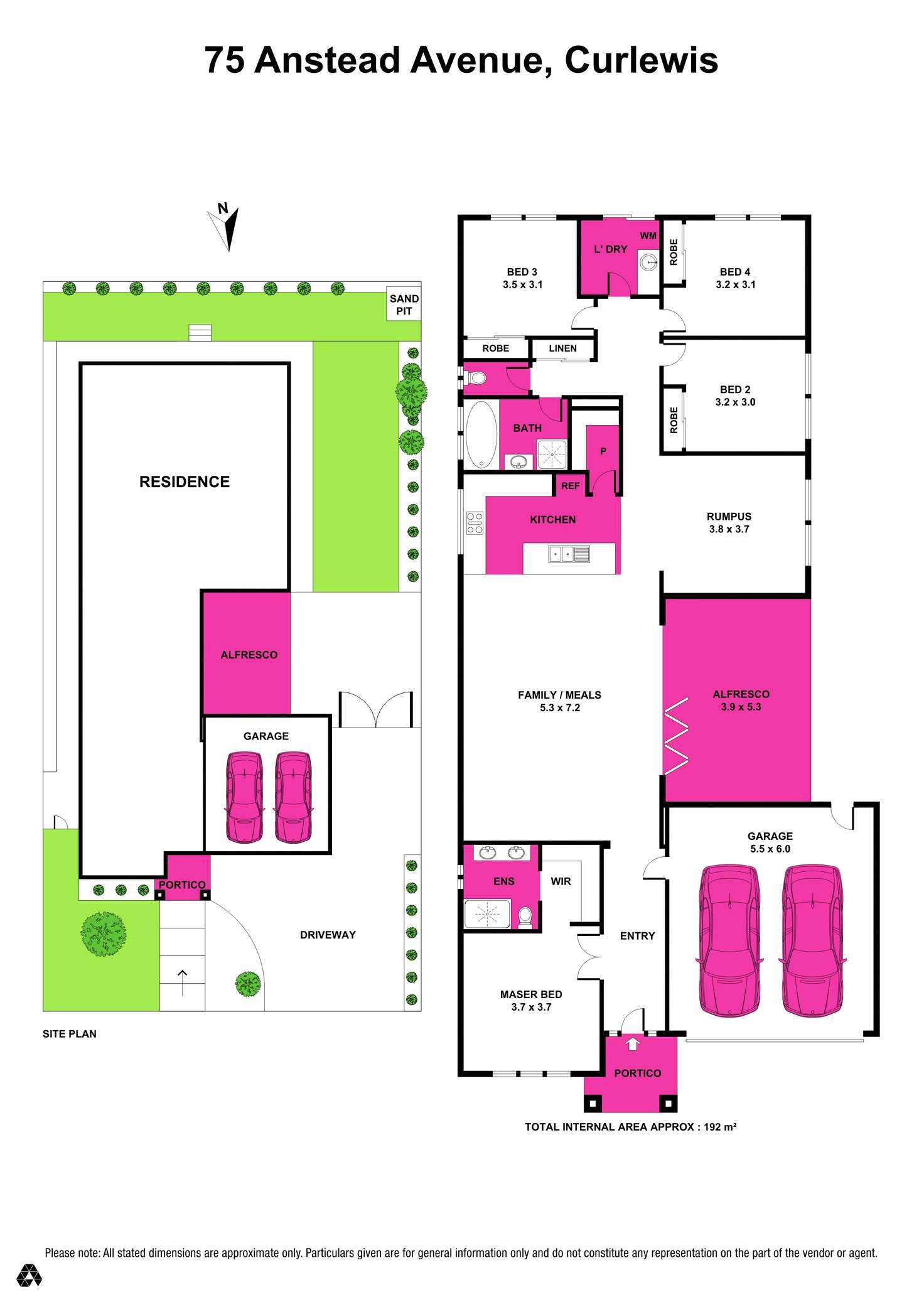 Floorplan of Homely house listing, 75 Anstead Avenue, Curlewis VIC 3222