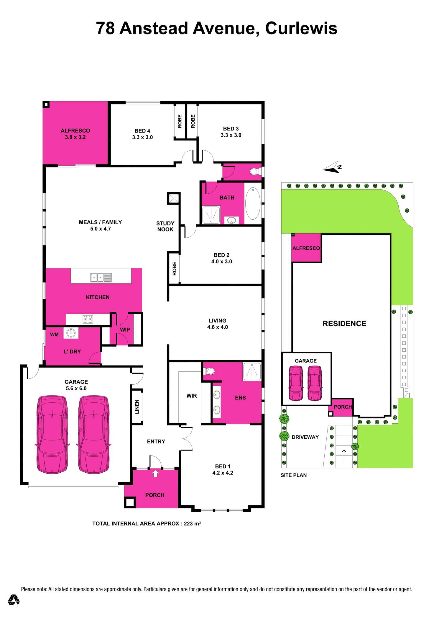 Floorplan of Homely house listing, 78 Anstead Avenue, Curlewis VIC 3222
