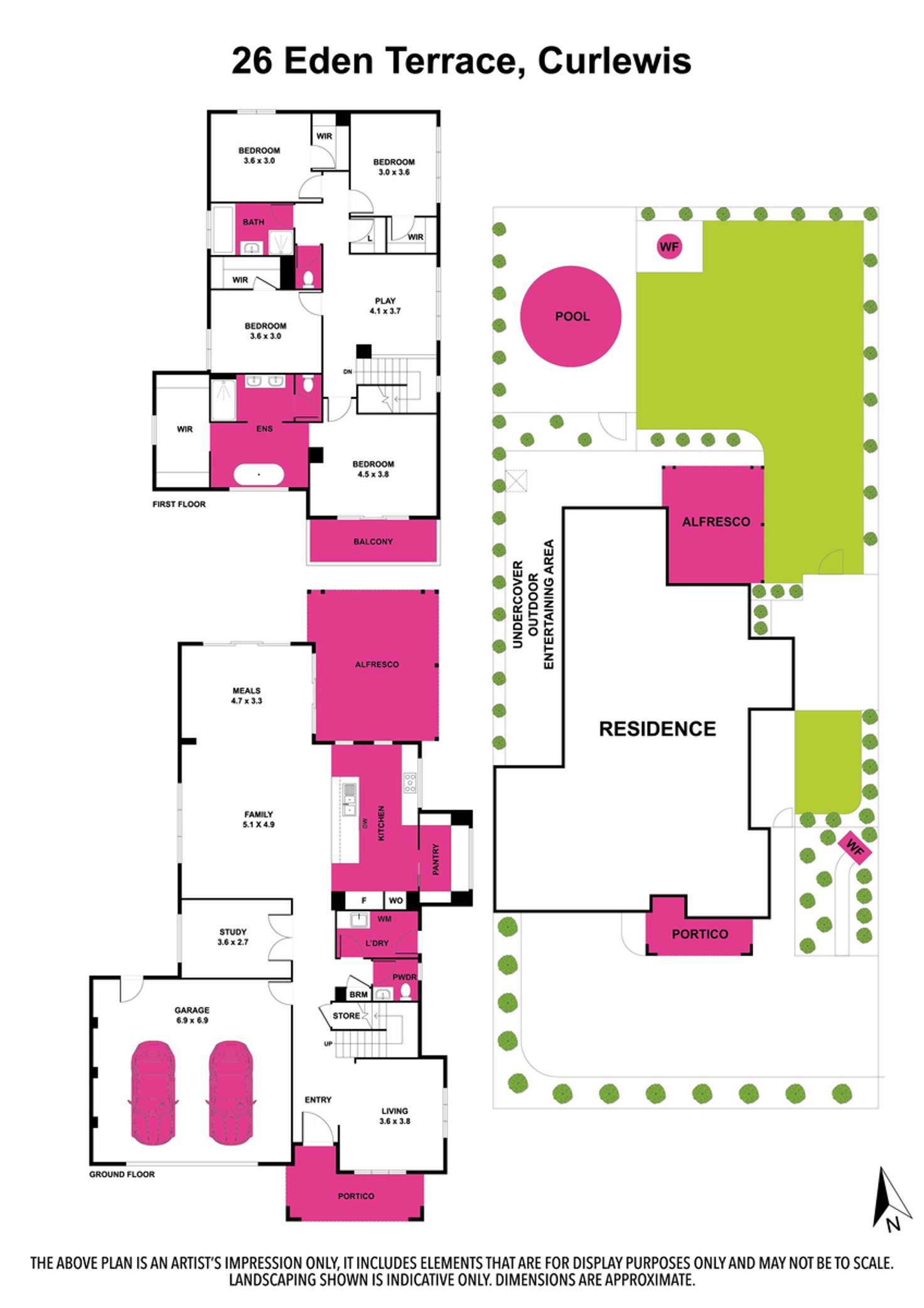Floorplan of Homely house listing, 26 Eden Terrace, Curlewis VIC 3222