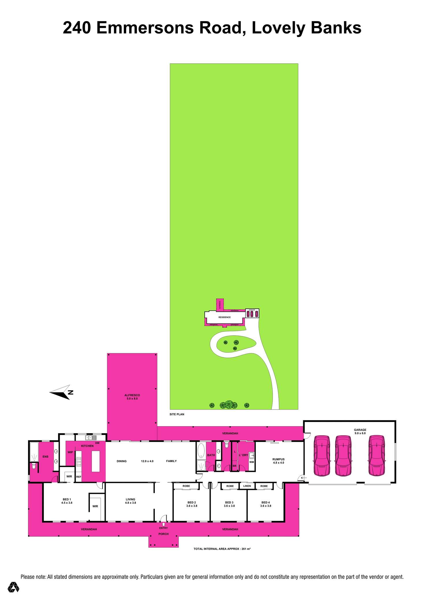 Floorplan of Homely house listing, 240 Emmersons Road, Lovely Banks VIC 3213