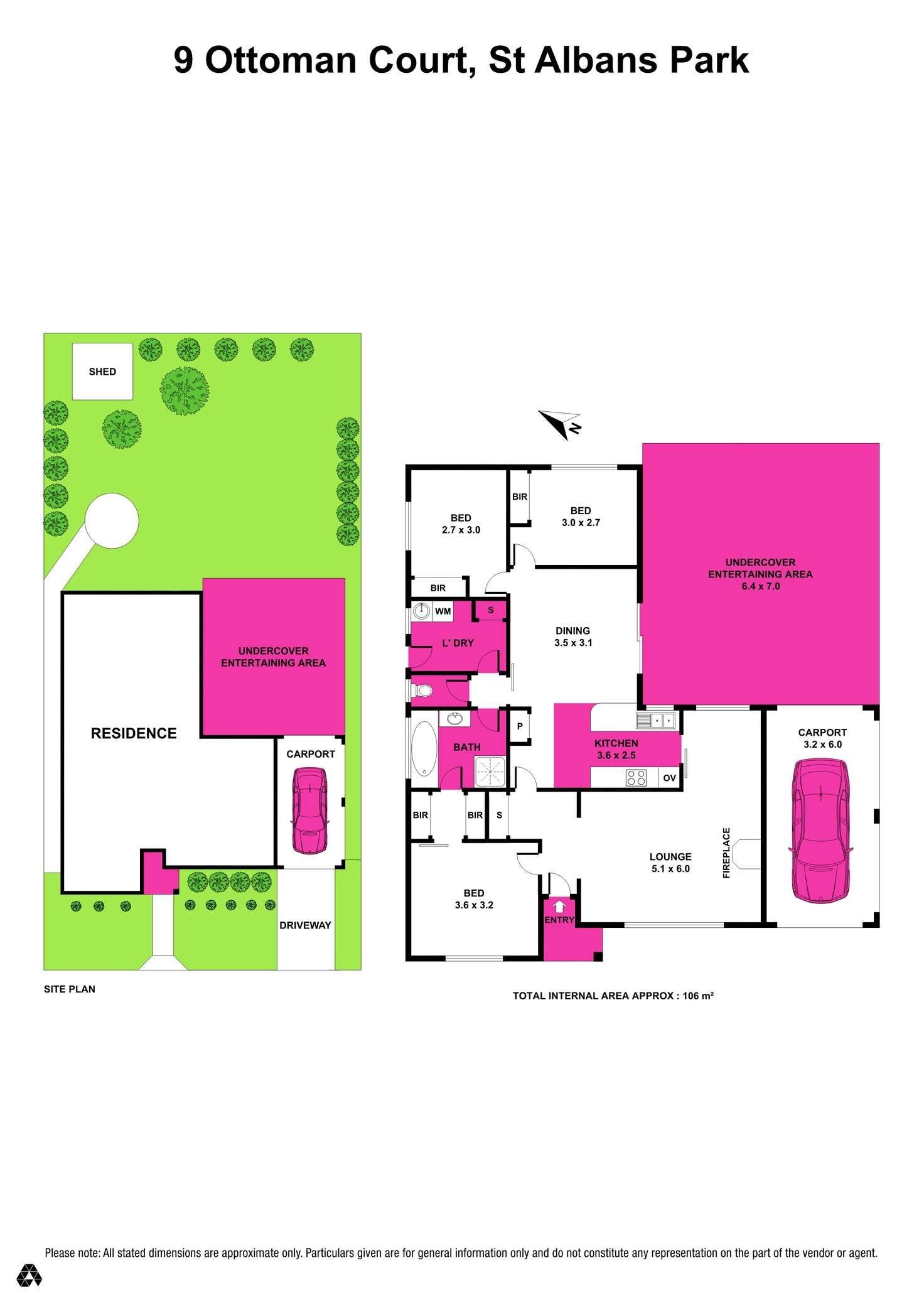 Floorplan of Homely house listing, 9 Ottoman Court, St Albans Park VIC 3219