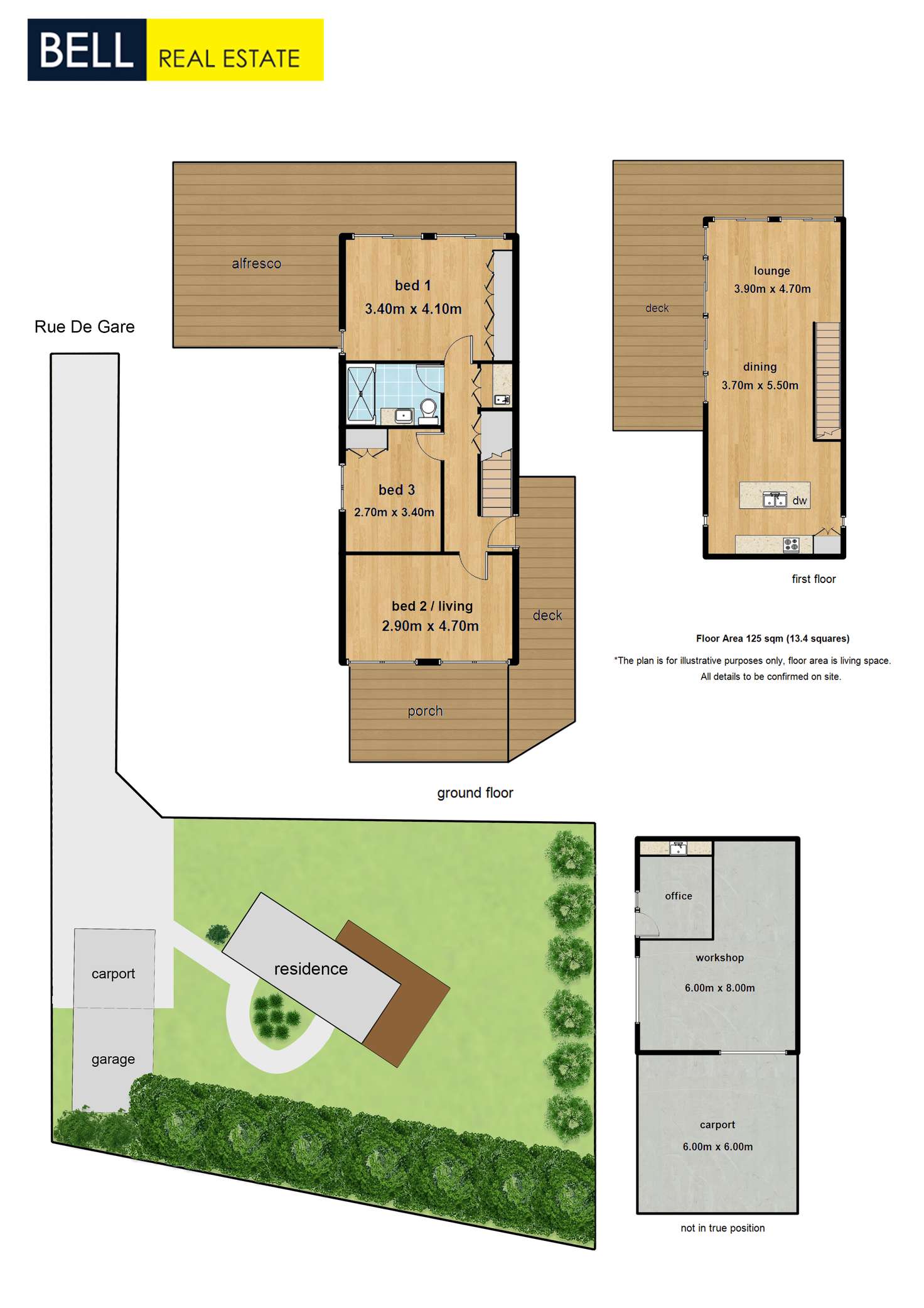 Floorplan of Homely house listing, 22A Rue De Gare, Wandin North VIC 3139
