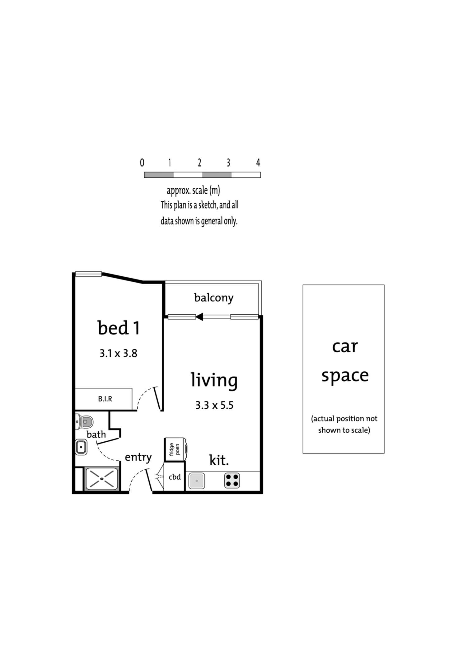 Floorplan of Homely apartment listing, 415B/1 Colombo Street, Mitcham VIC 3132