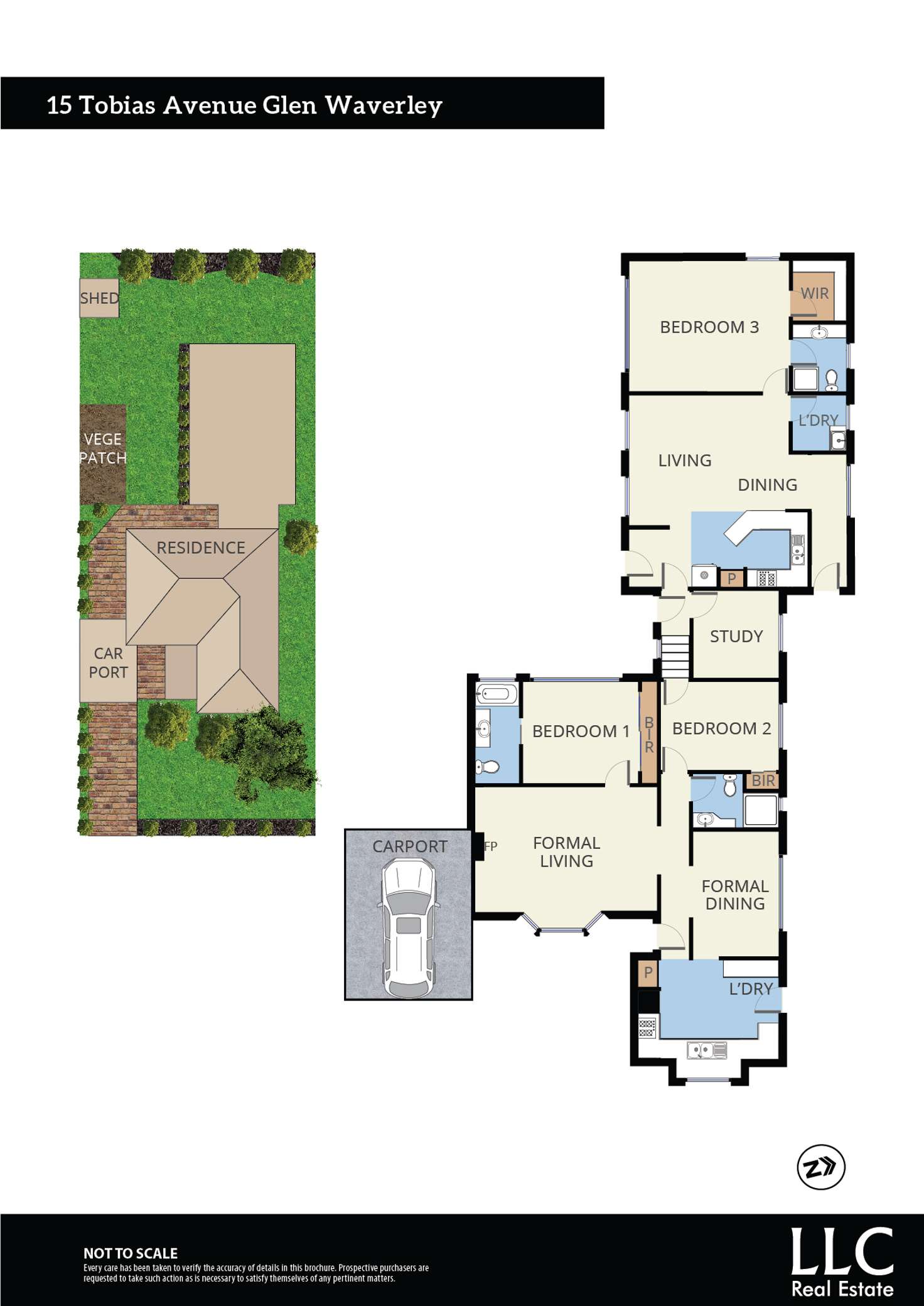 Floorplan of Homely house listing, 15 Tobias Avenue, Glen Waverley VIC 3150