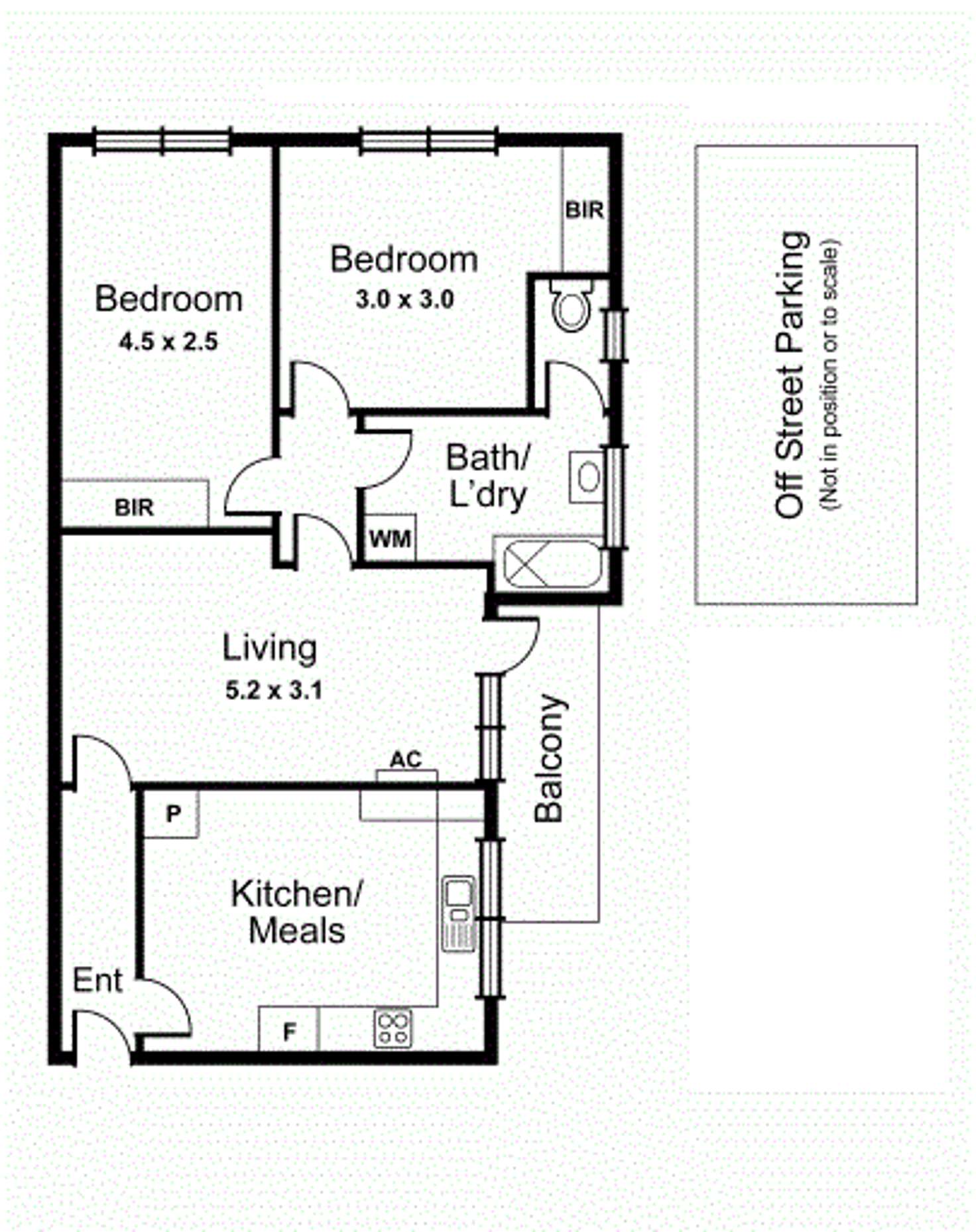 Floorplan of Homely apartment listing, 5/75 Edgar Street North, Glen Iris VIC 3146