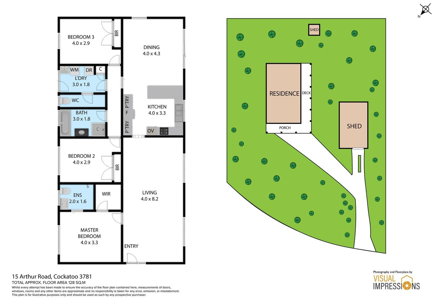 Floorplan of Homely house listing, 15 Arthur Road, Cockatoo VIC 3781