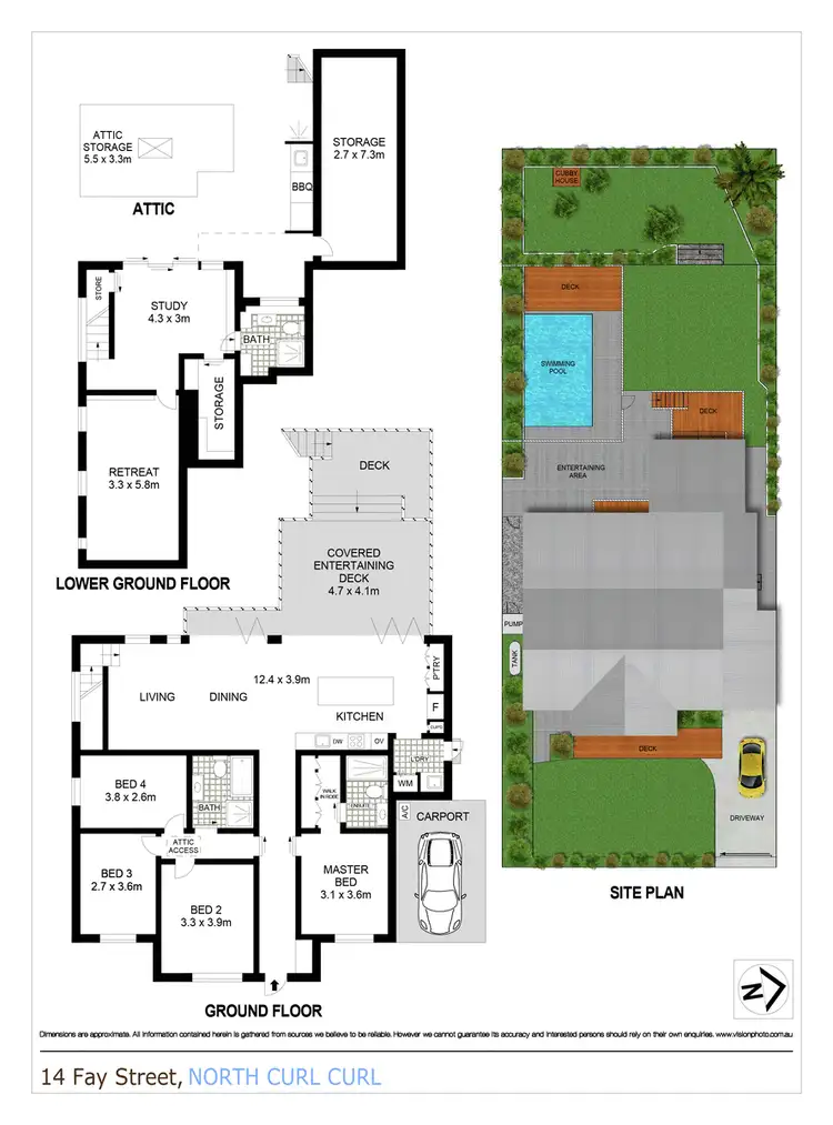 Floorplan of Homely house listing, 14 Fay Street, North Curl Curl NSW 2099