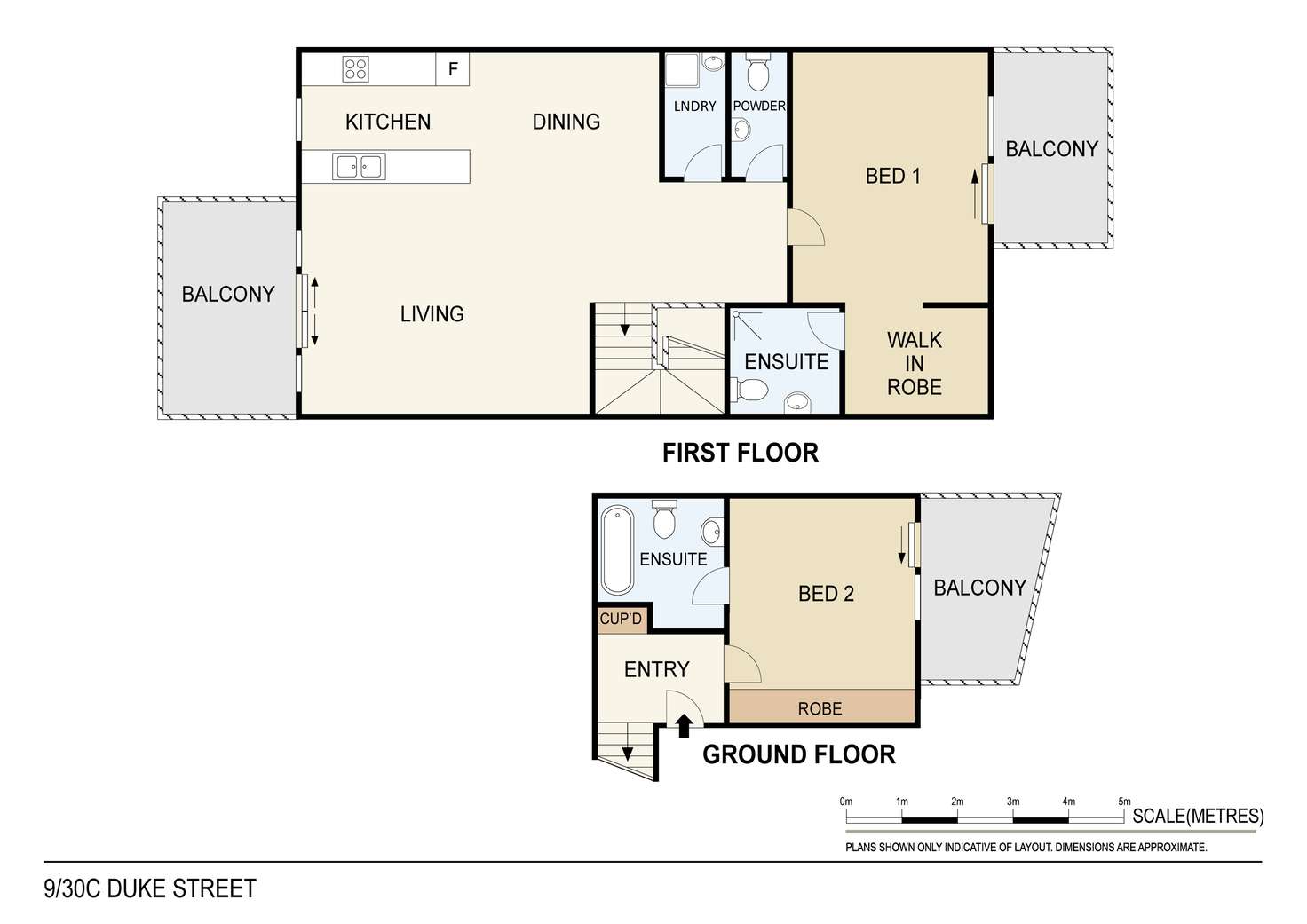 Floorplan of Homely apartment listing, 9/30C Duke Street, Stuart Park NT 820