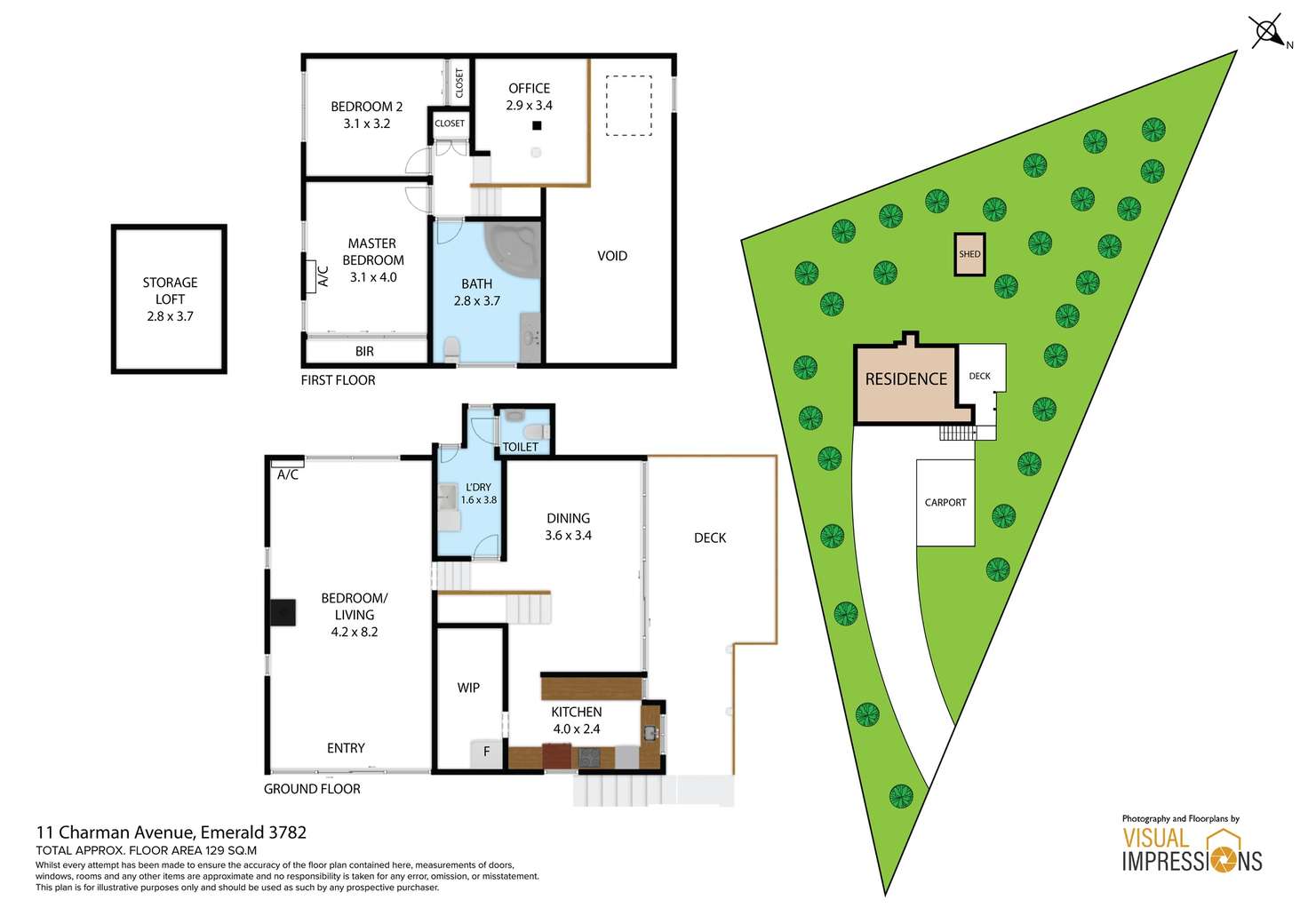 Floorplan of Homely house listing, 11 Charman Avenue, Emerald VIC 3782