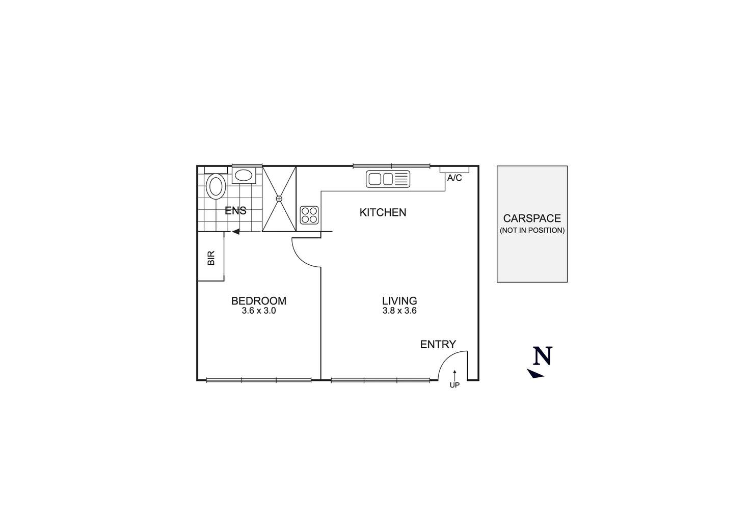 Floorplan of Homely unit listing, 3c John Street, Mordialloc VIC 3195