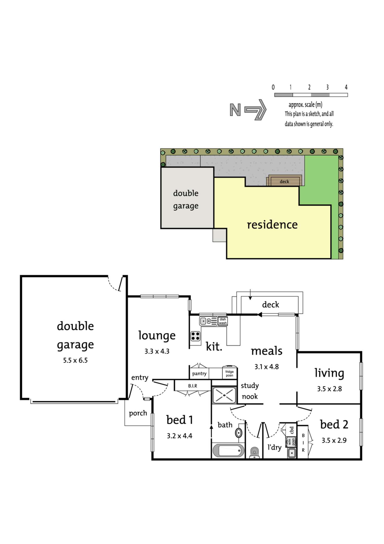 Floorplan of Homely townhouse listing, 3/38 Linlithgow Street, Mitcham VIC 3132