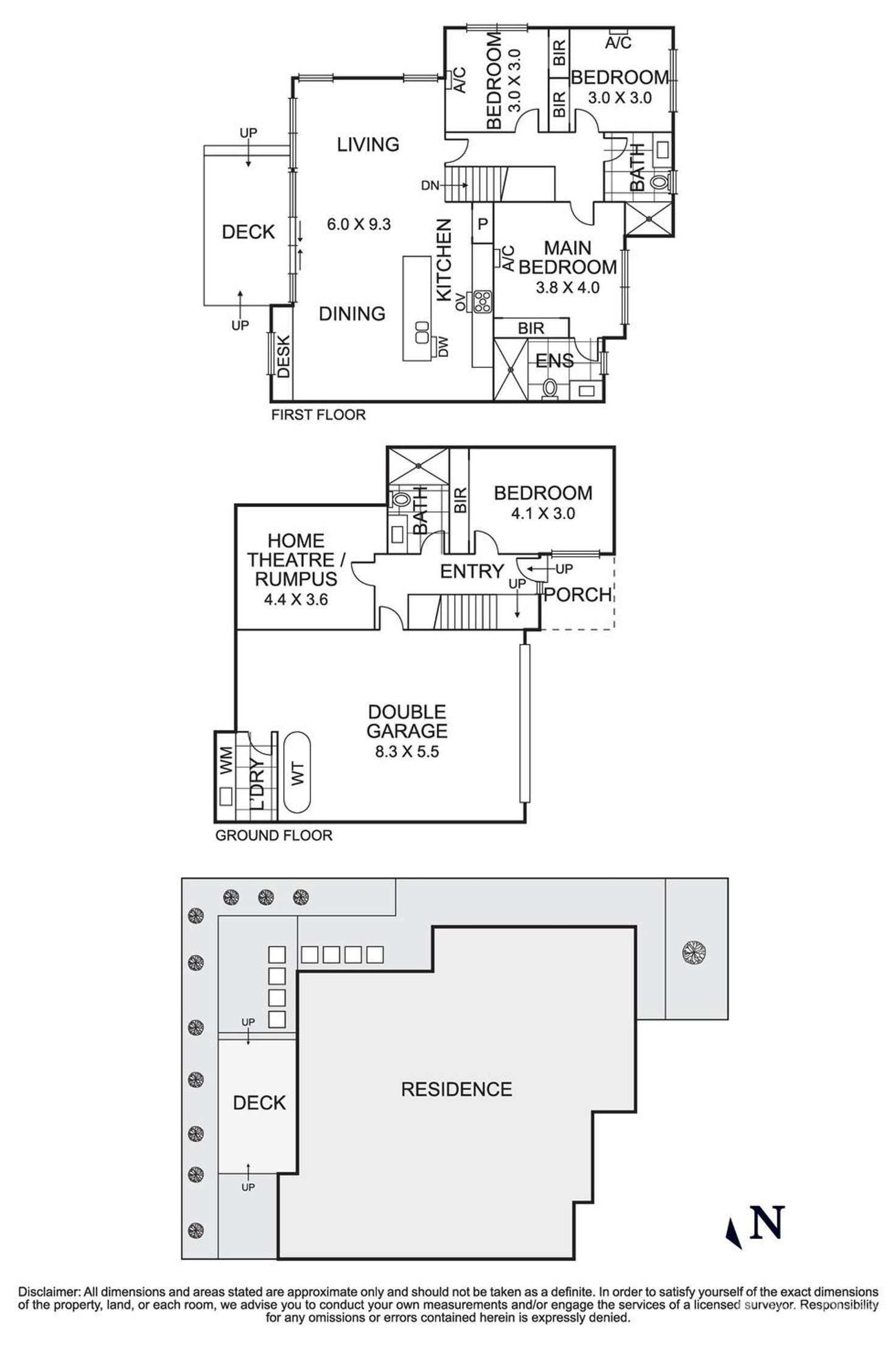 Floorplan of Homely townhouse listing, 4/16 Langs Road, Ivanhoe VIC 3079