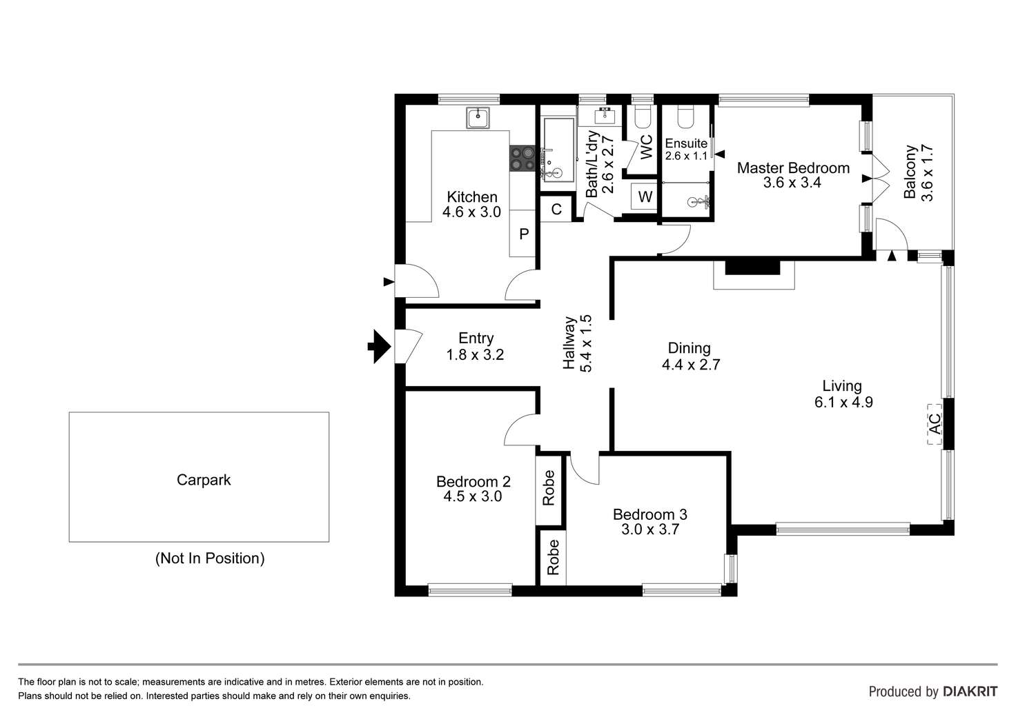 Floorplan of Homely townhouse listing, 4/251 Brighton Road, Elwood VIC 3184