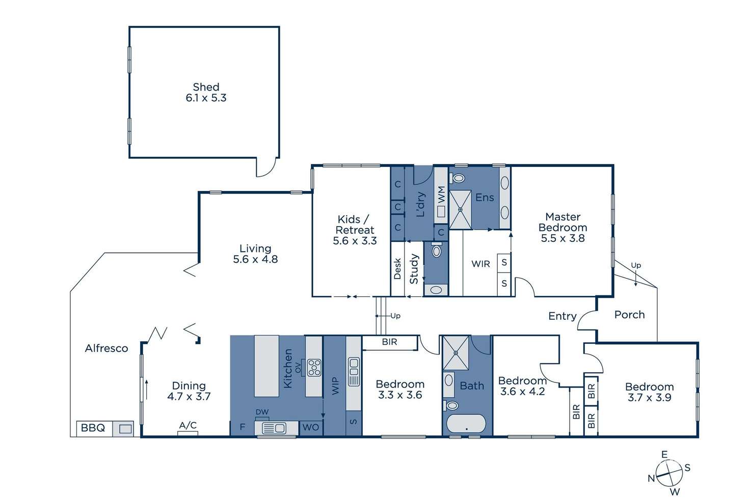 Floorplan of Homely house listing, 5 Dundee Street, Blackburn South VIC 3130