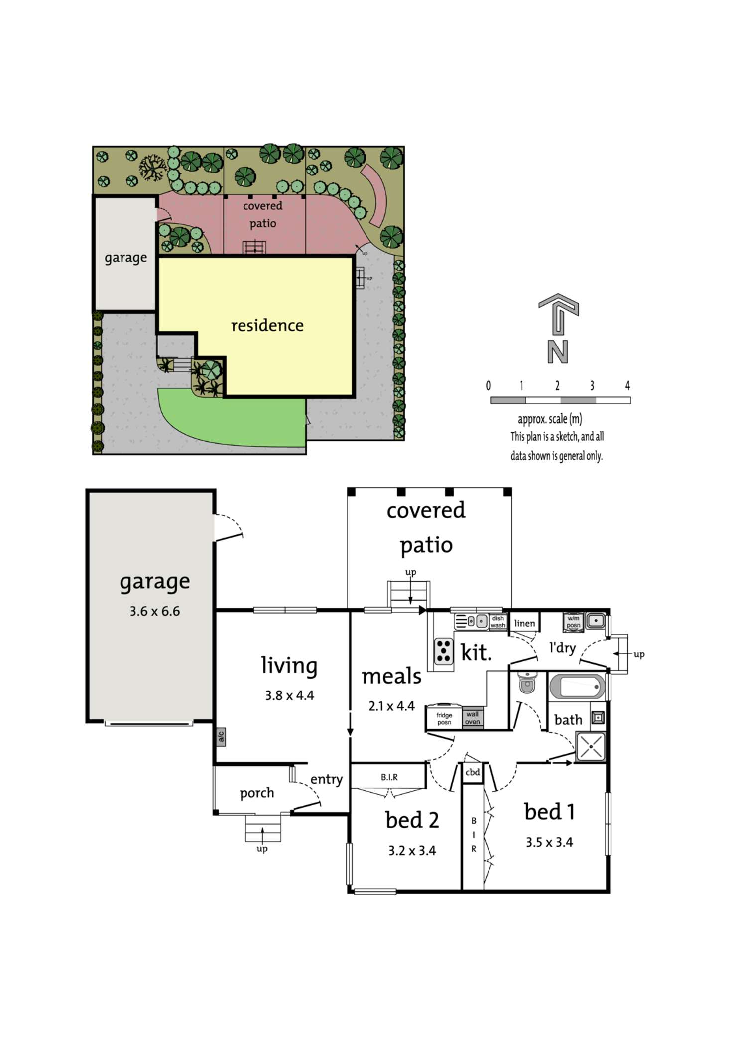 Floorplan of Homely unit listing, 2/16 Heather Grove, Ringwood VIC 3134