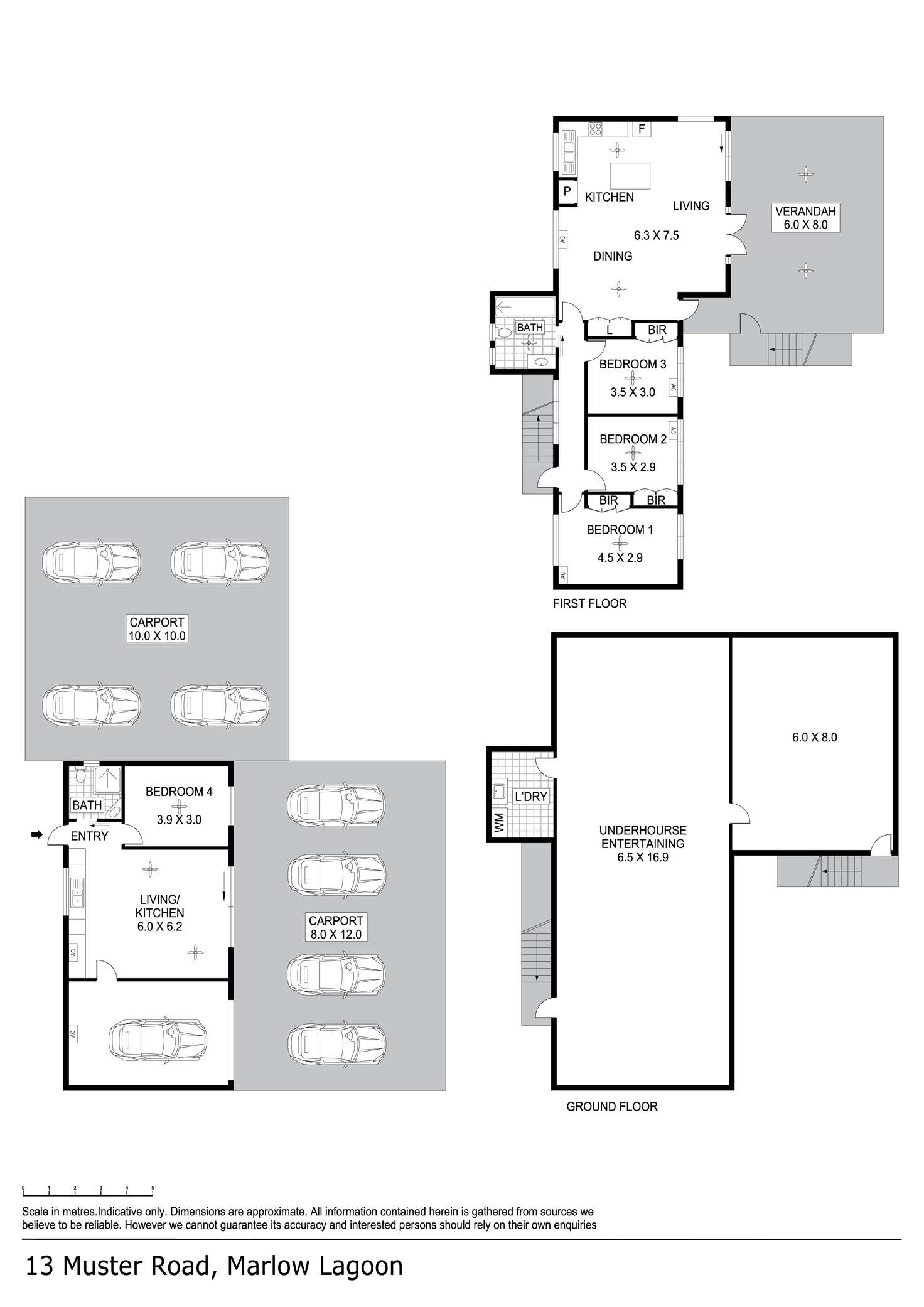 Floorplan of Homely house listing, 13 Muster Road, Marlow Lagoon NT 830