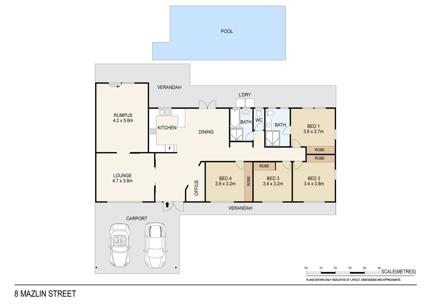 Floorplan of Homely house listing, 8 Mazlin Street, Wanguri NT 810