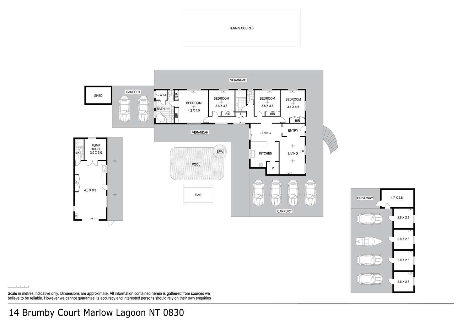 Floorplan of Homely house listing, 14 Brumby Court, Marlow Lagoon NT 830