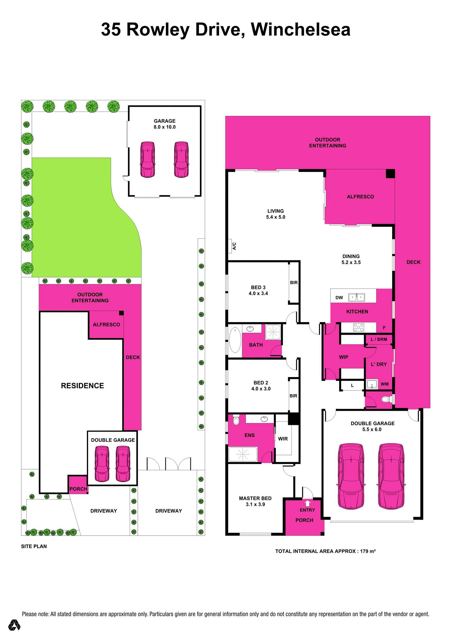 Floorplan of Homely house listing, 35 Rowley Drive, Winchelsea VIC 3241
