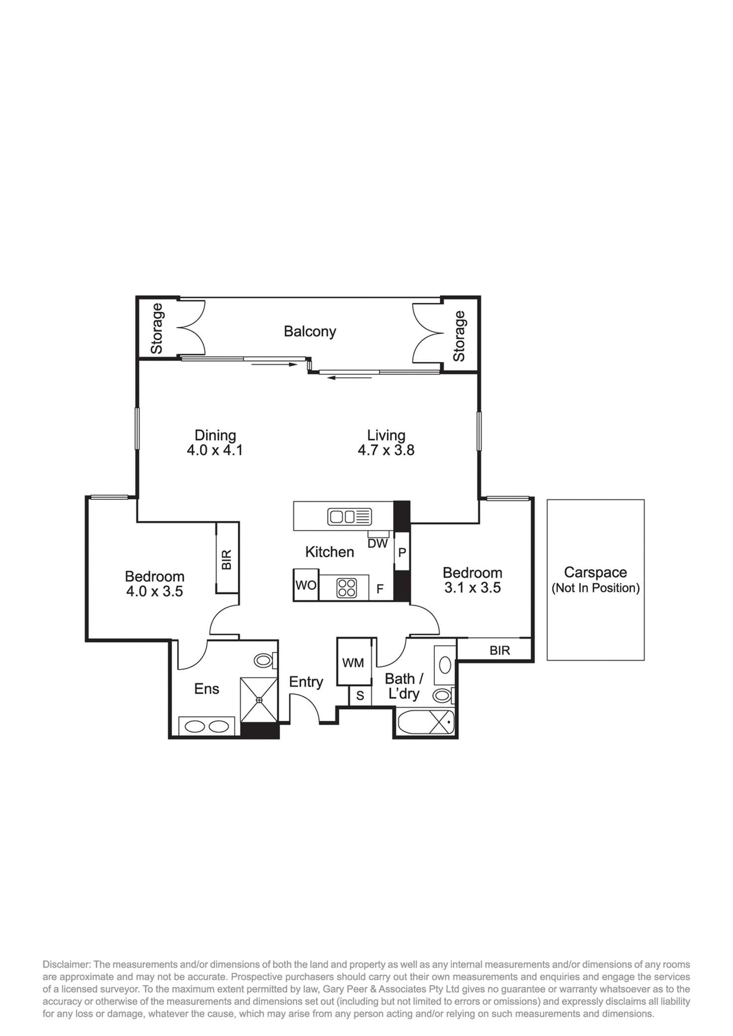 Floorplan of Homely apartment listing, 506/480 St Kilda Road, Melbourne VIC 3004