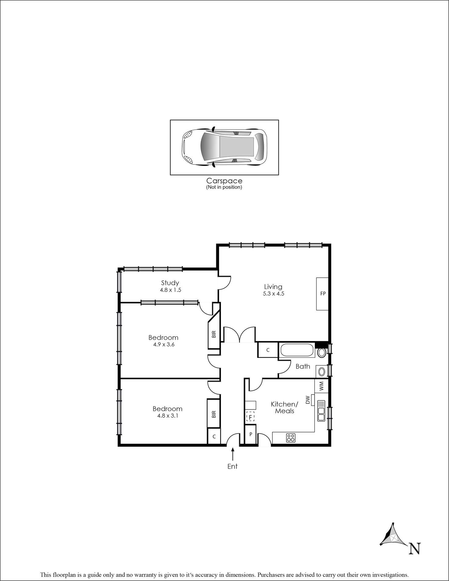 Floorplan of Homely apartment listing, 18/59 Queens Road, Melbourne VIC 3004