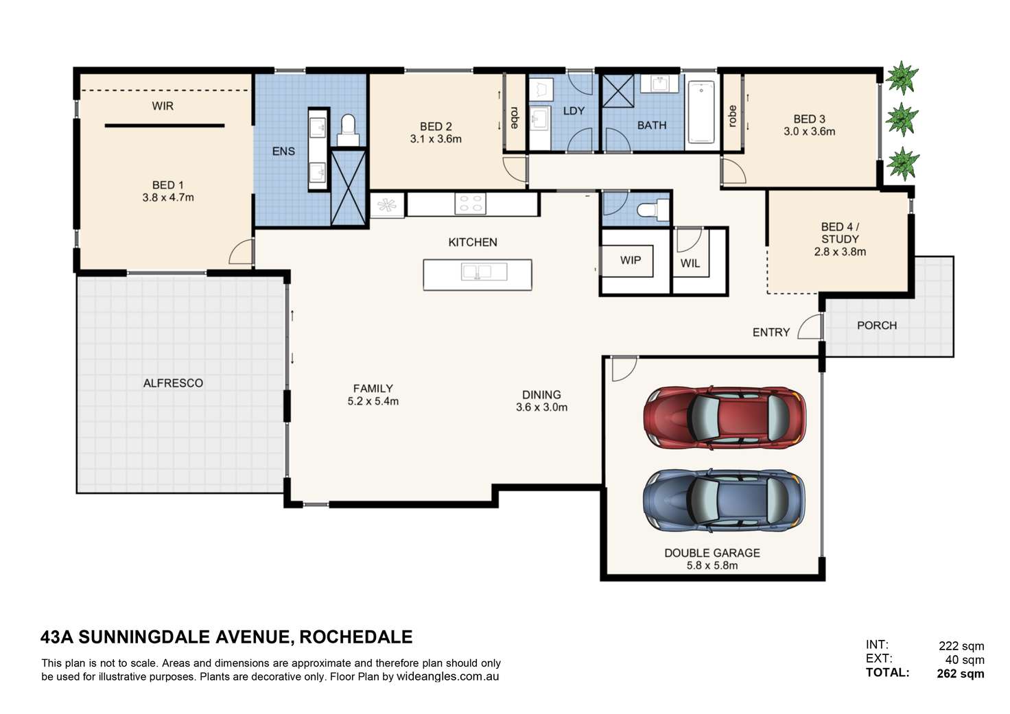 Floorplan of Homely house listing, 43A Sunningdale Avenue, Rochedale South QLD 4123