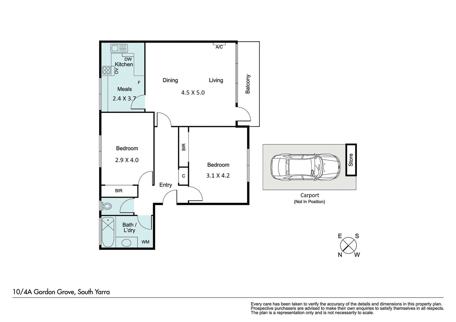 Floorplan of Homely apartment listing, 10/4a Gordon Grove, South Yarra VIC 3141