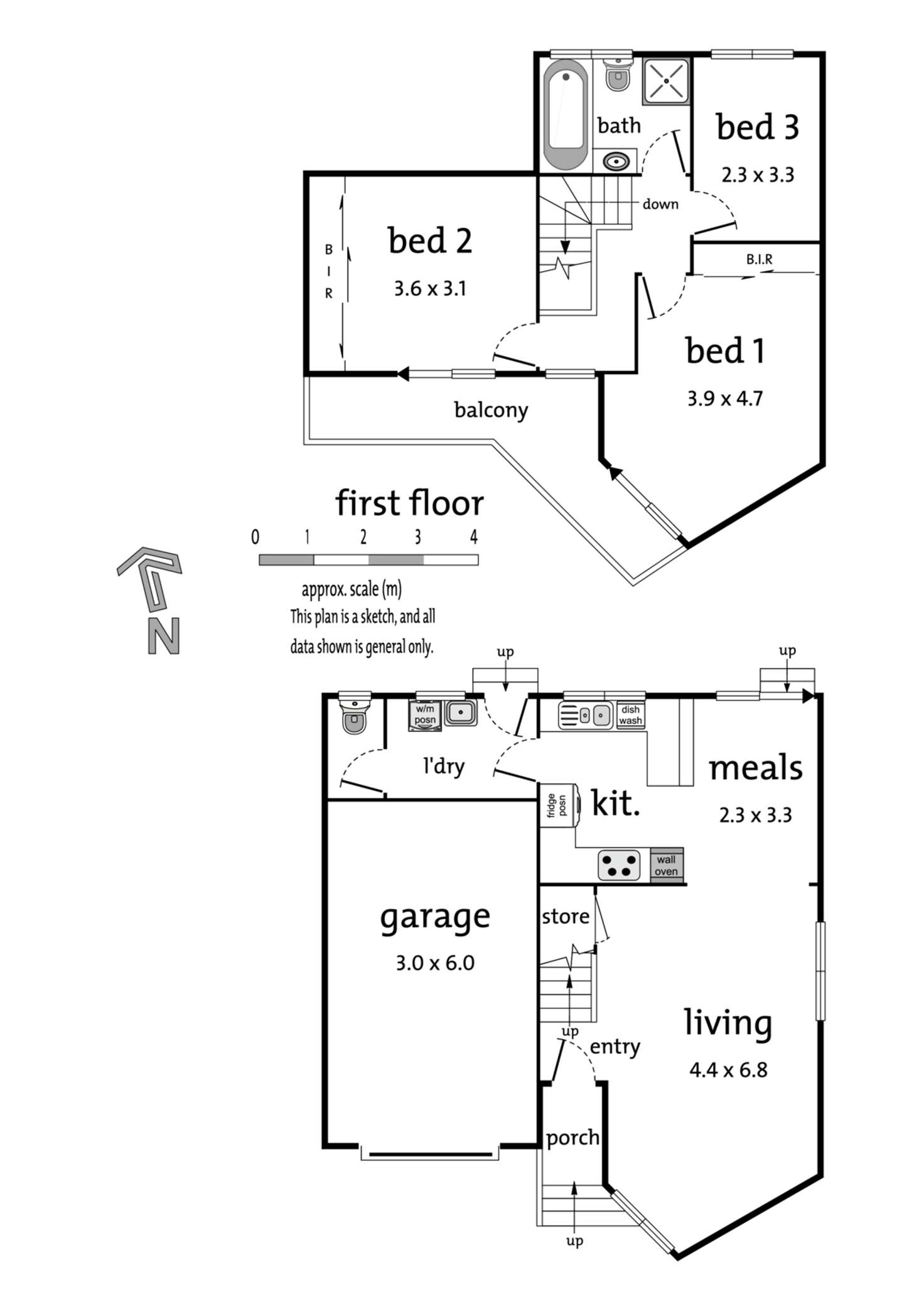 Floorplan of Homely townhouse listing, 2/30 Milne Street, Templestowe VIC 3106