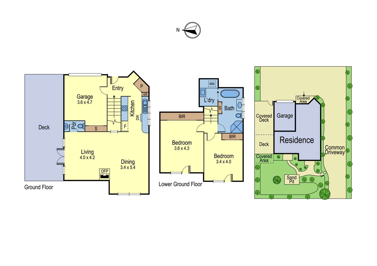 Floorplan of Homely townhouse listing, 1/6 Macaulay Court, Eltham VIC 3095